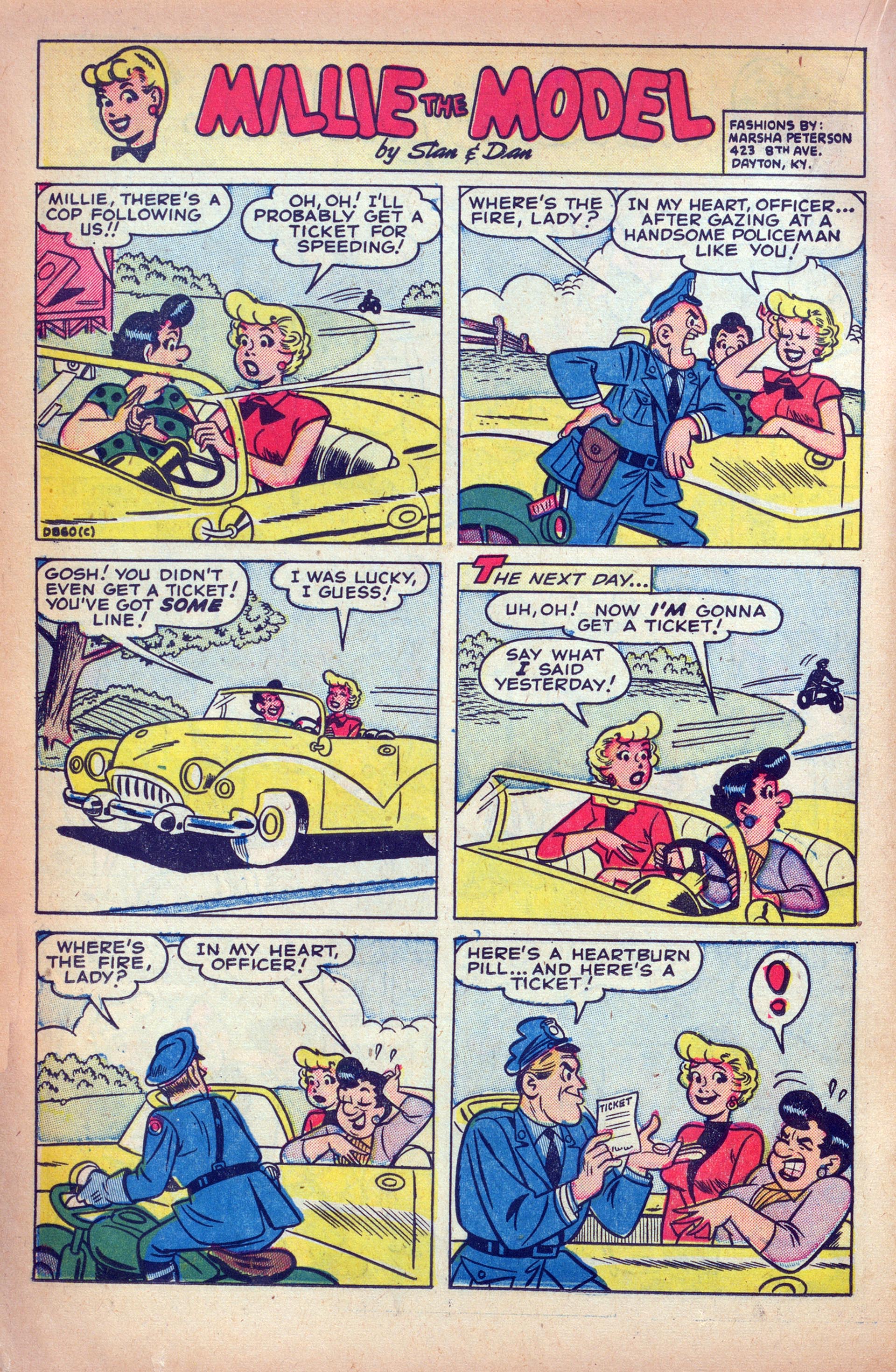 Read online Millie the Model comic -  Issue #53 - 22