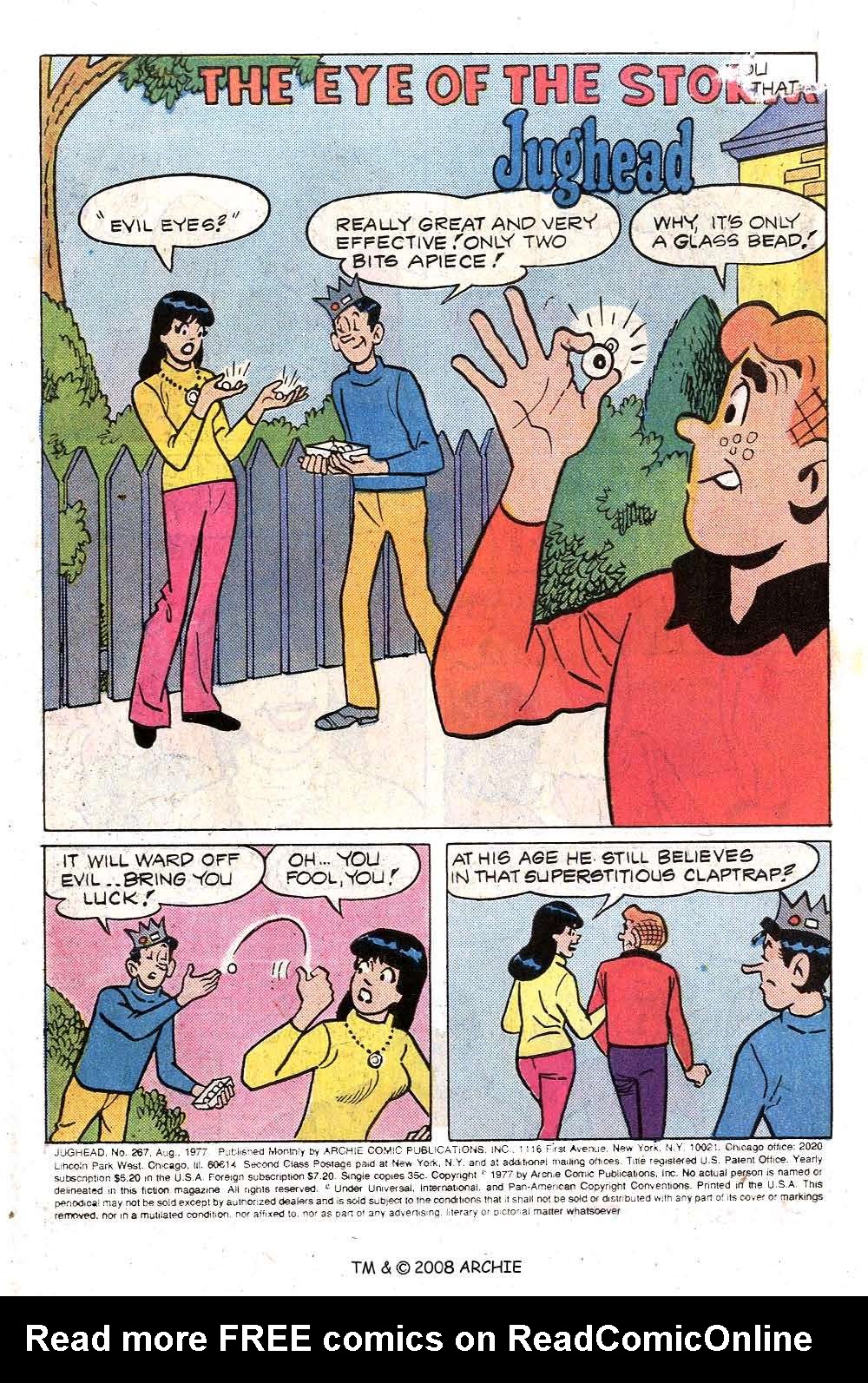 Read online Jughead (1965) comic -  Issue #267 - 3