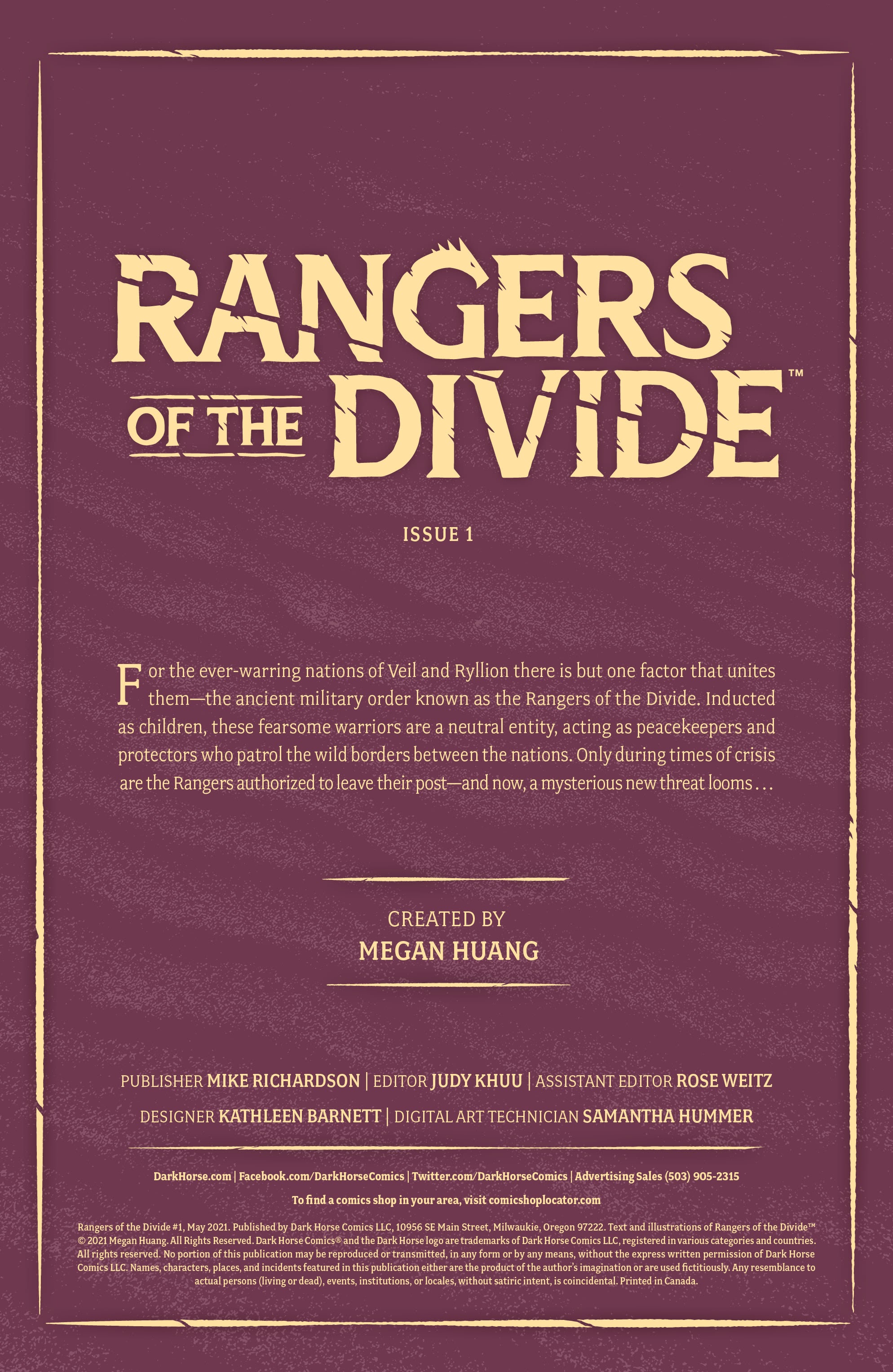 Read online Rangers of the Divide comic -  Issue #1 - 2