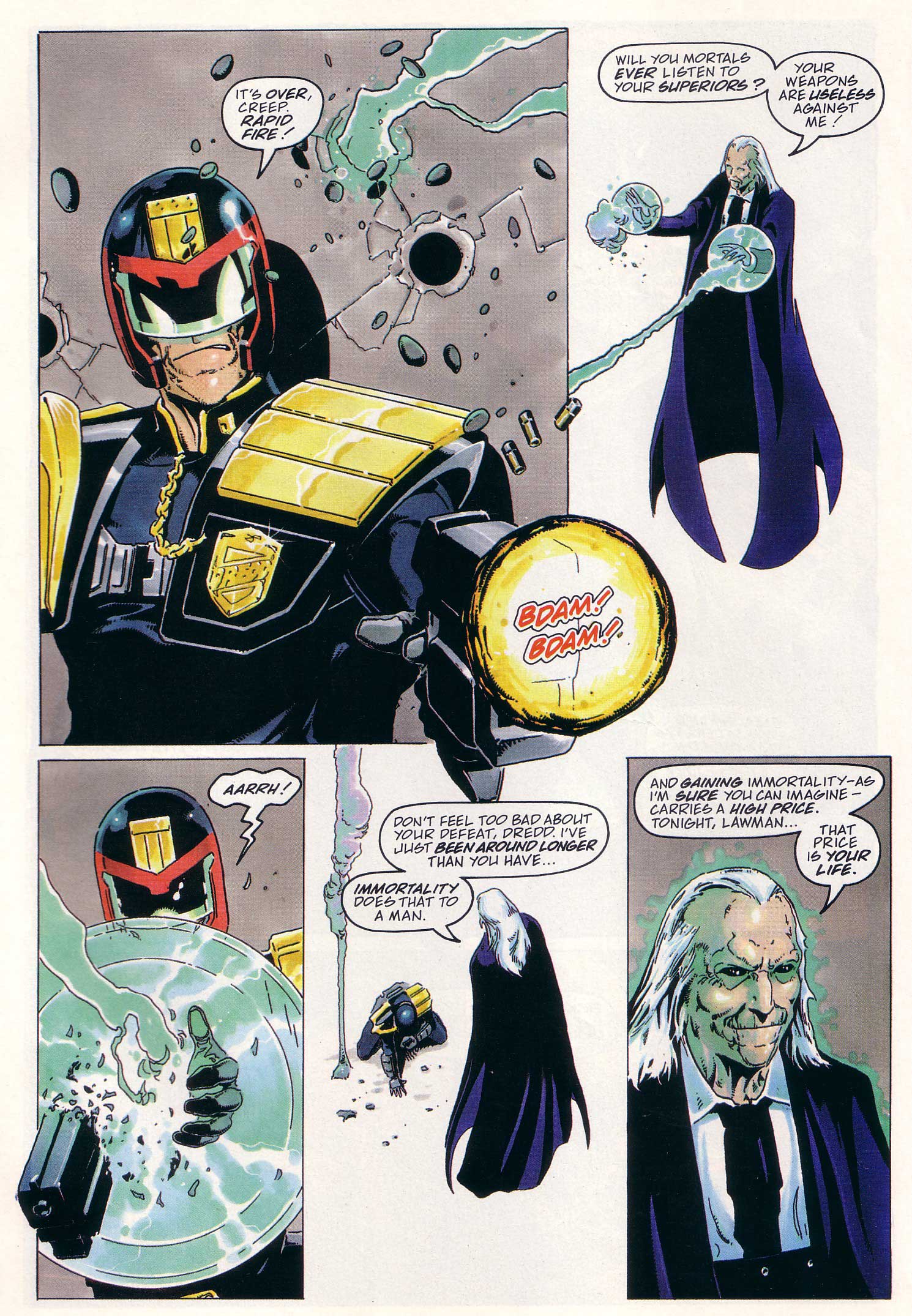 Read online Judge Dredd Lawman of the Future comic -  Issue #22 - 9