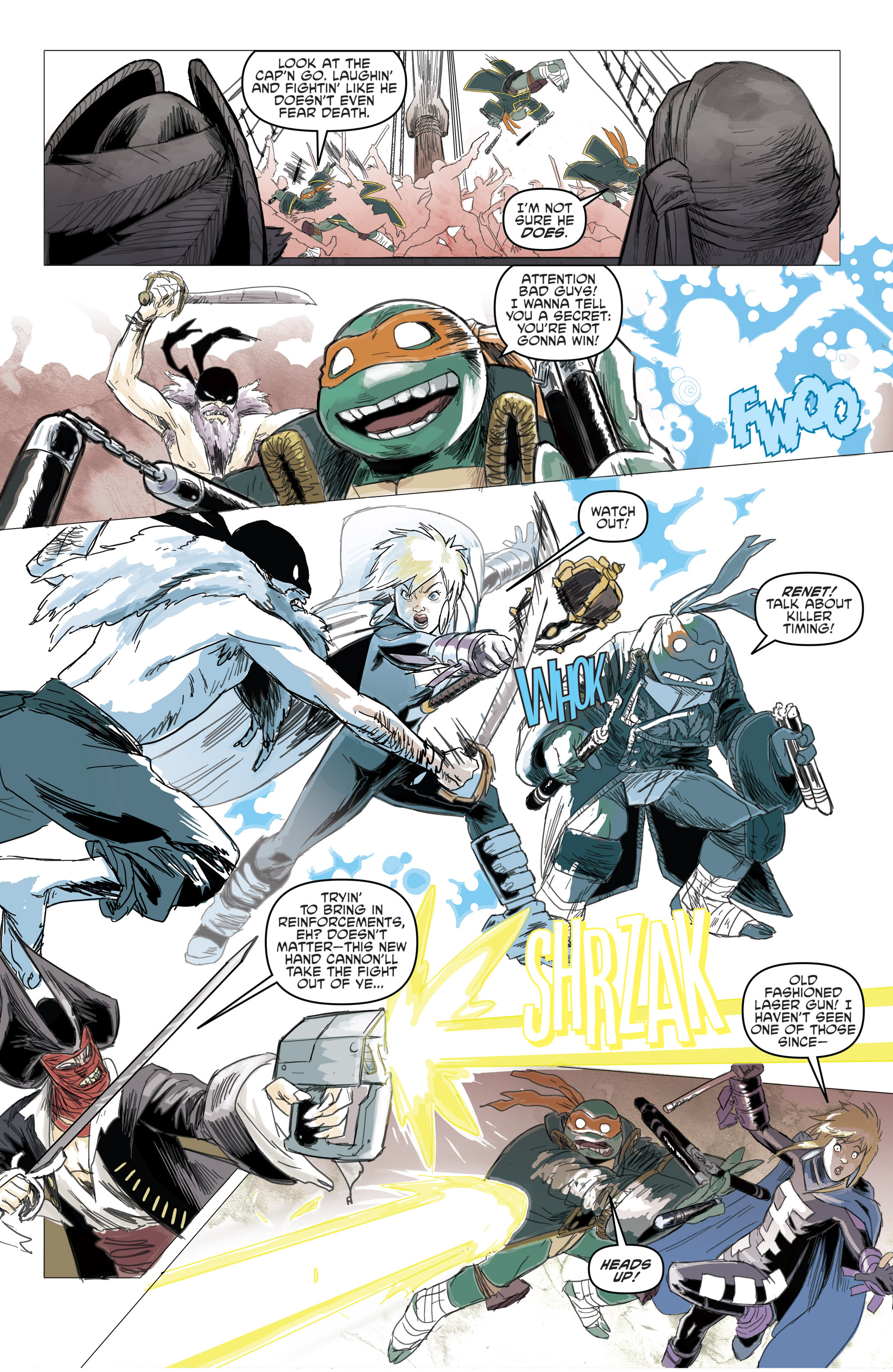Read online Teenage Mutant Ninja Turtles: Turtles in Time comic -  Issue #3 - 16