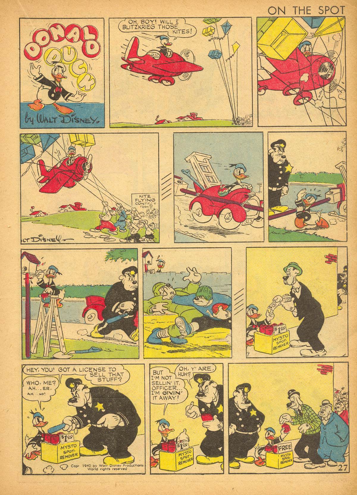Read online Walt Disney's Comics and Stories comic -  Issue #27 - 29