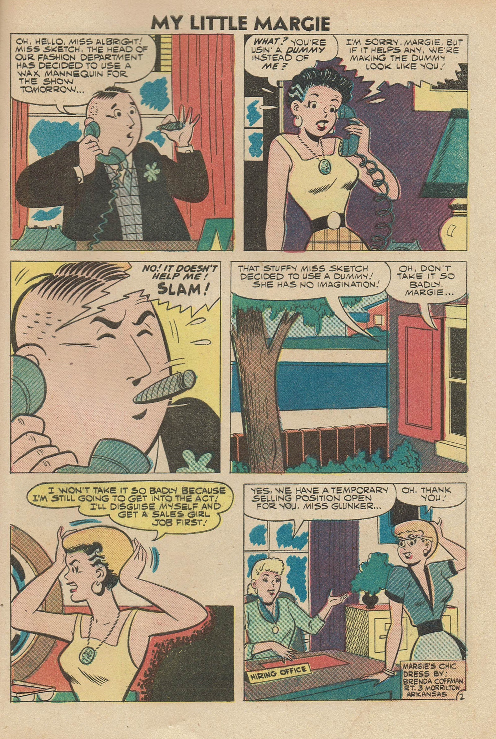 Read online My Little Margie (1954) comic -  Issue #26 - 29