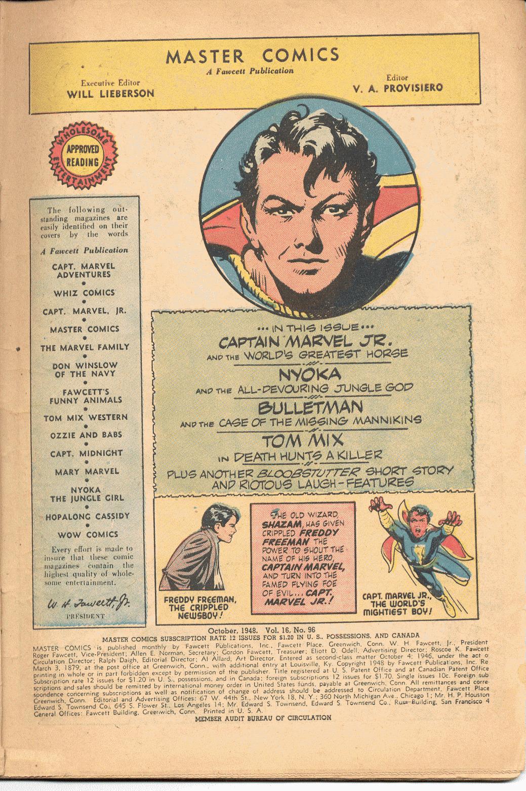 Read online Master Comics comic -  Issue #96 - 2