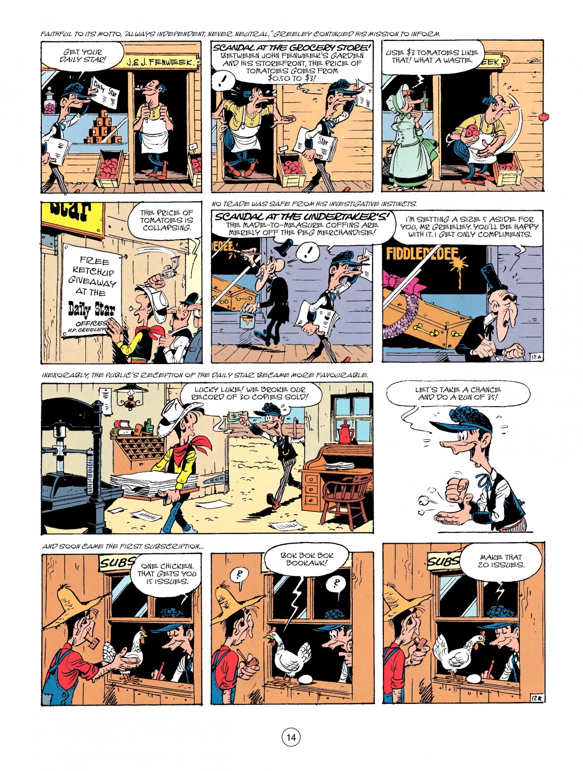 Read online A Lucky Luke Adventure comic -  Issue #41 - 14