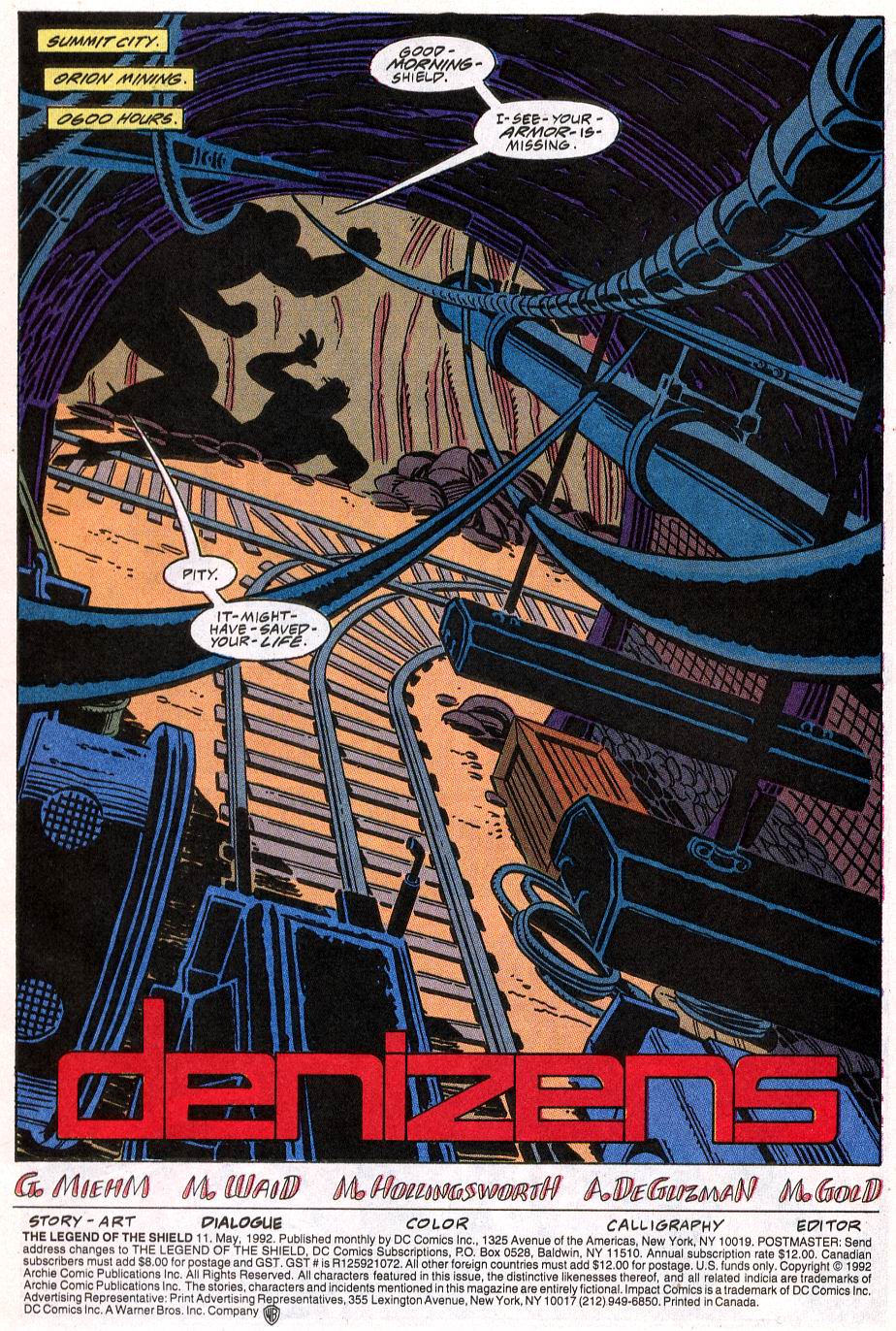 Read online Legend of the Shield comic -  Issue #11 - 2