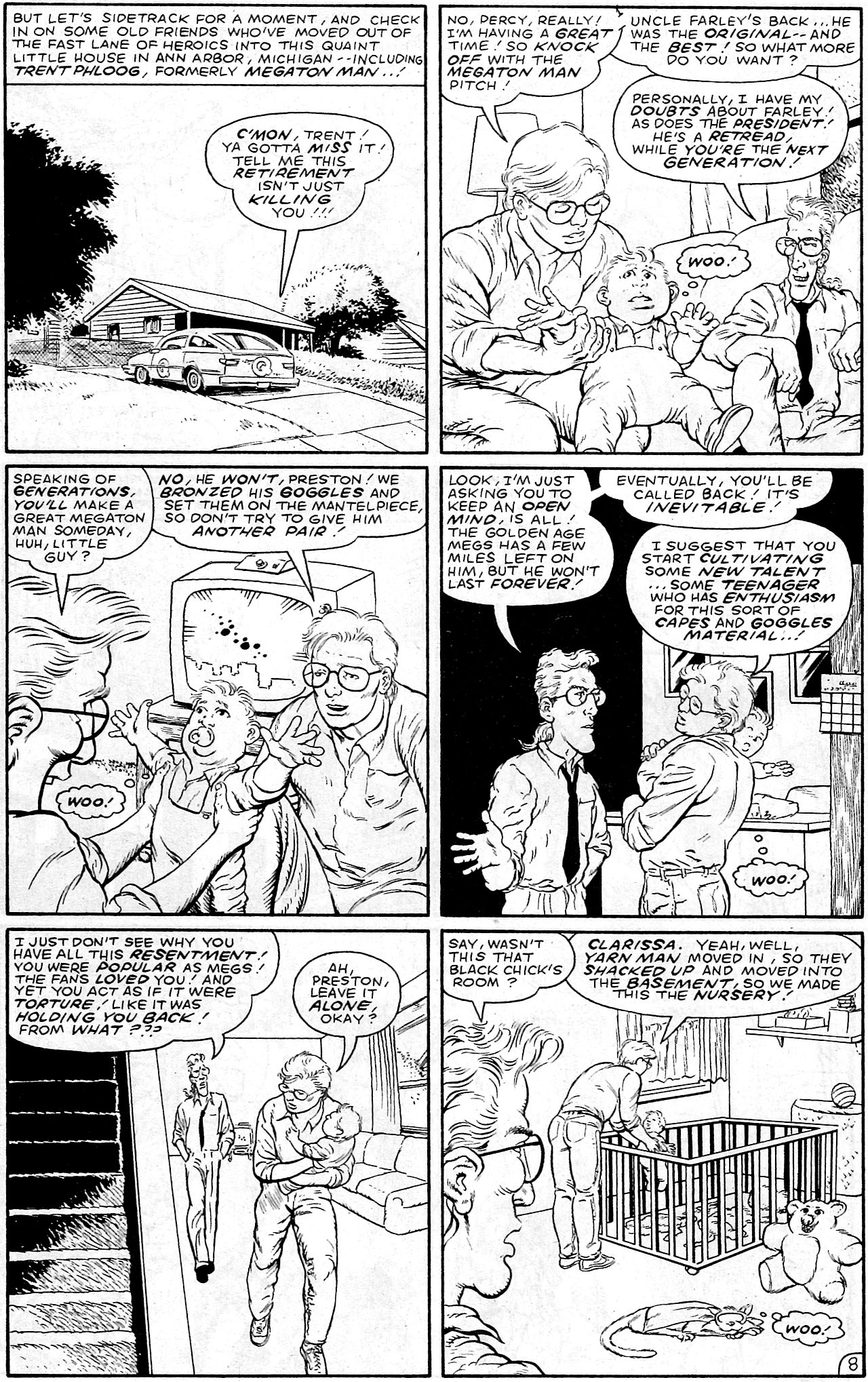 Read online Megaton Man Meets The Uncatergorizable X-Them comic -  Issue # Full - 10