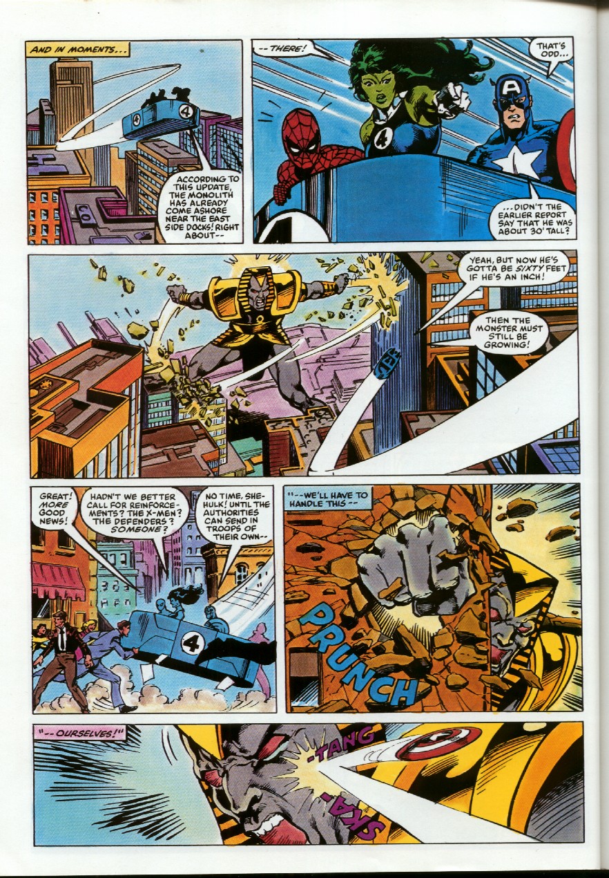 Marvel Graphic Novel Issue 17 Revenge Of The Living Monolith | Read