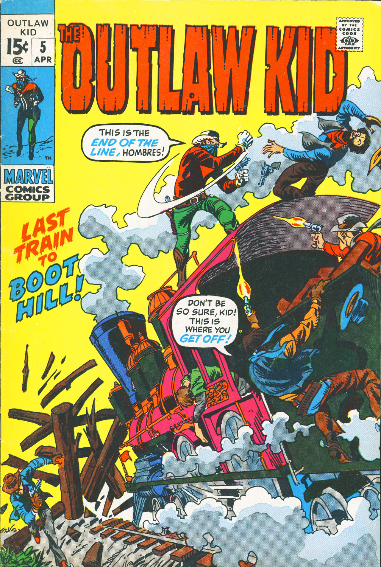 Read online The Outlaw Kid (1970) comic -  Issue #5 - 1