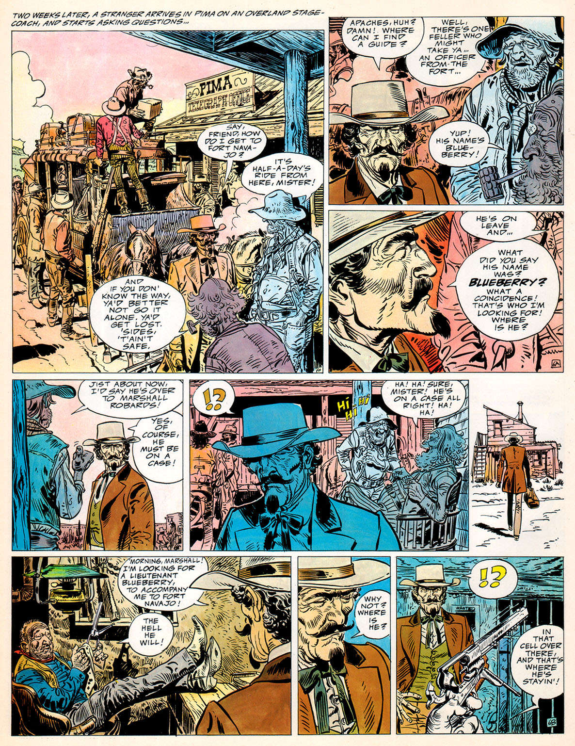 Read online Epic Graphic Novel: Blueberry comic -  Issue #1 - 12
