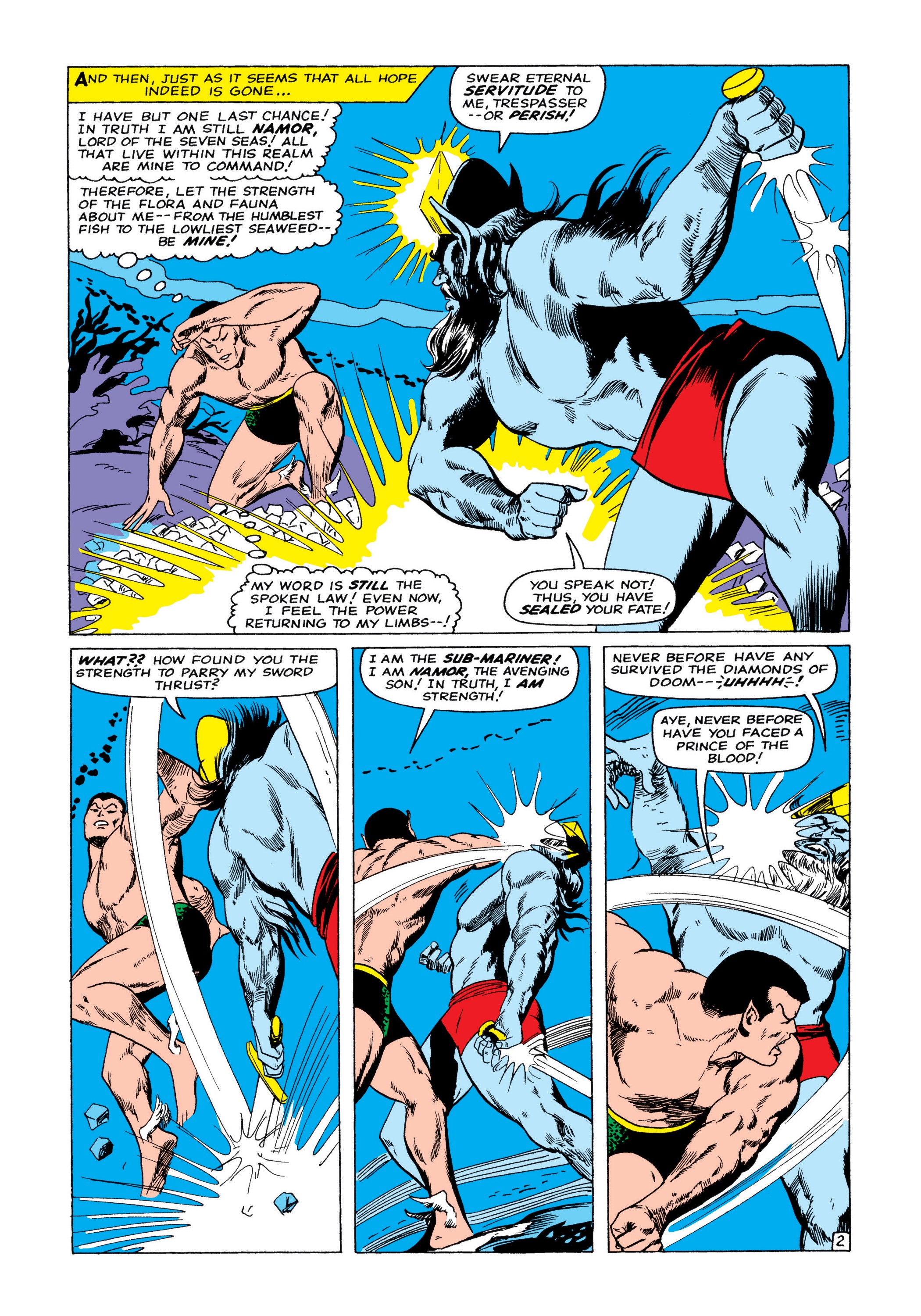 Read online Marvel Masterworks: The Sub-Mariner comic -  Issue # TPB 1 (Part 1) - 69