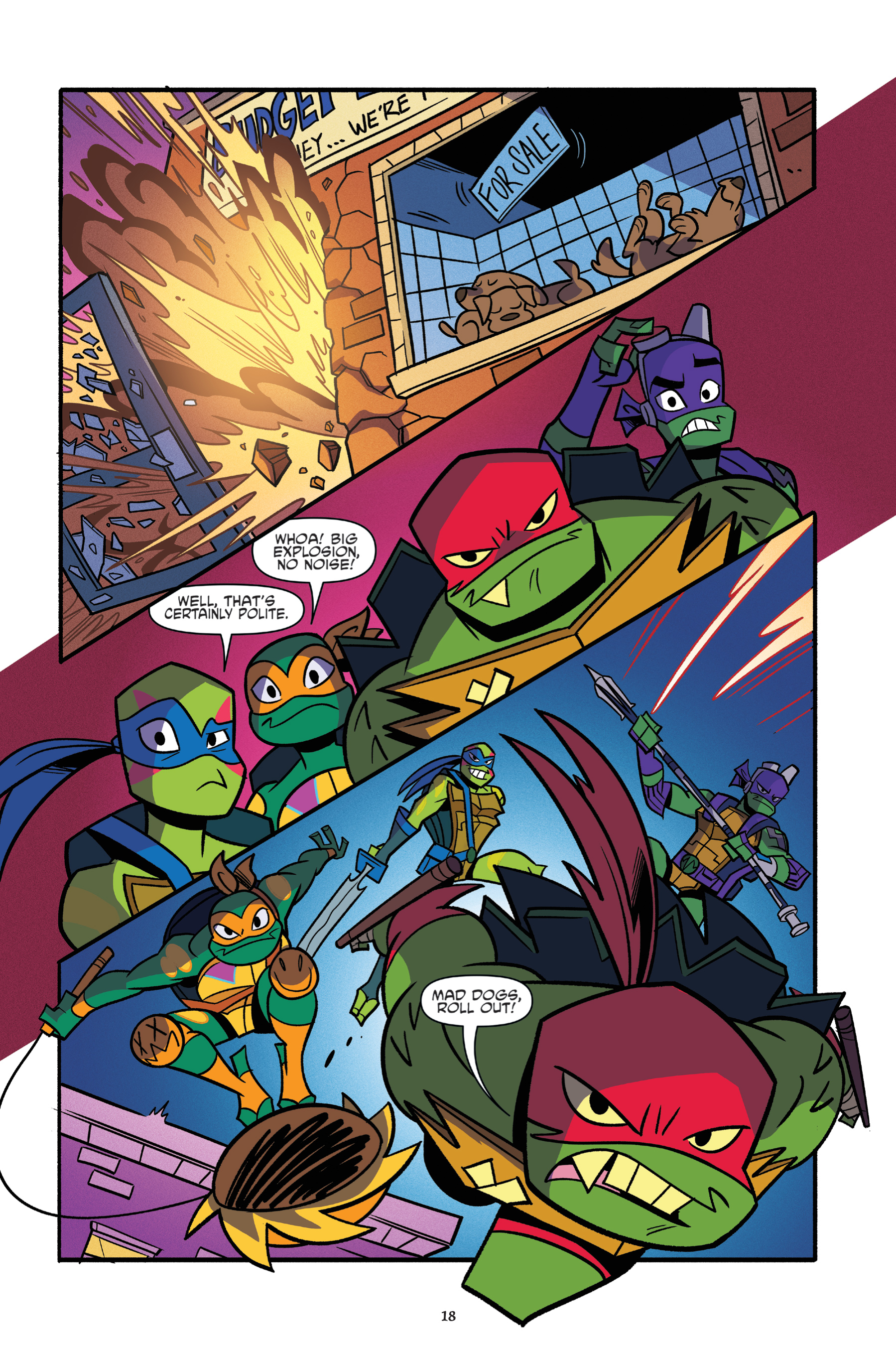 Read online Rise of the Teenage Mutant Ninja Turtles: Sound Off! comic -  Issue # _TPB - 19