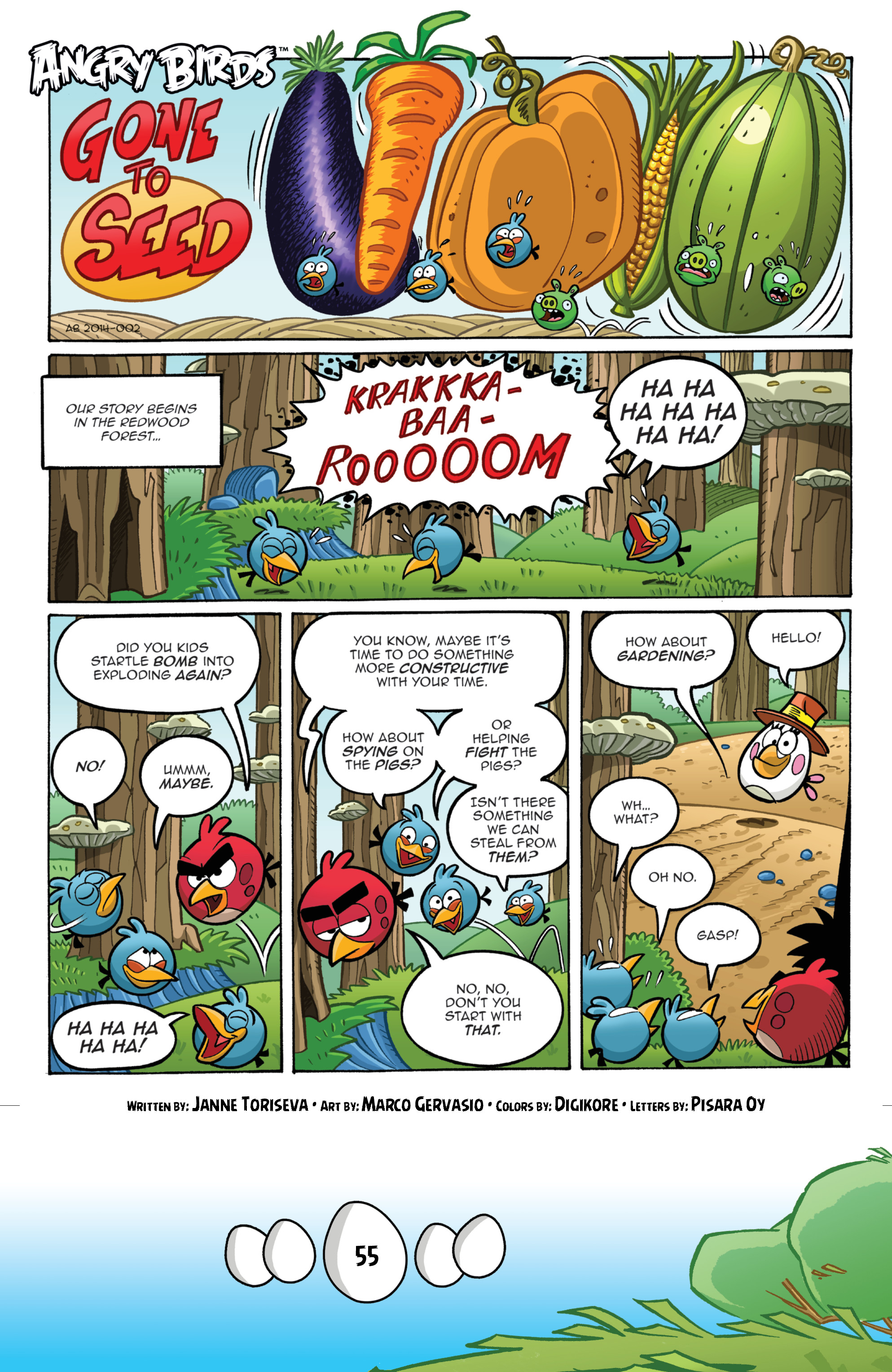 Read online Angry Birds Comics Vol. 4: Fly Off The Handle comic -  Issue # Full - 56