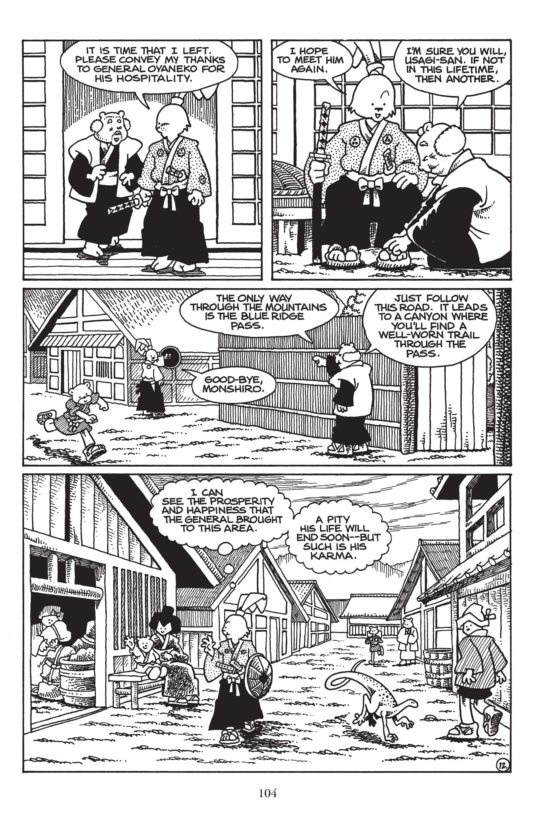 Read online Usagi Yojimbo (1987) comic -  Issue # _TPB 5 - 102