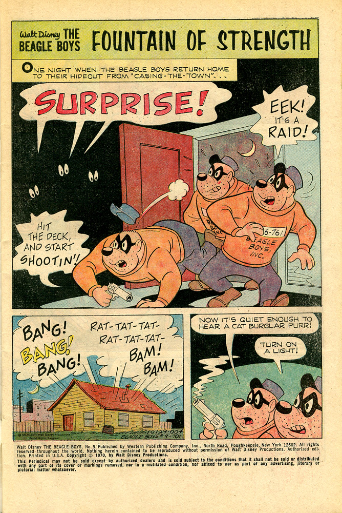 Read online Walt Disney THE BEAGLE BOYS comic -  Issue #9 - 3