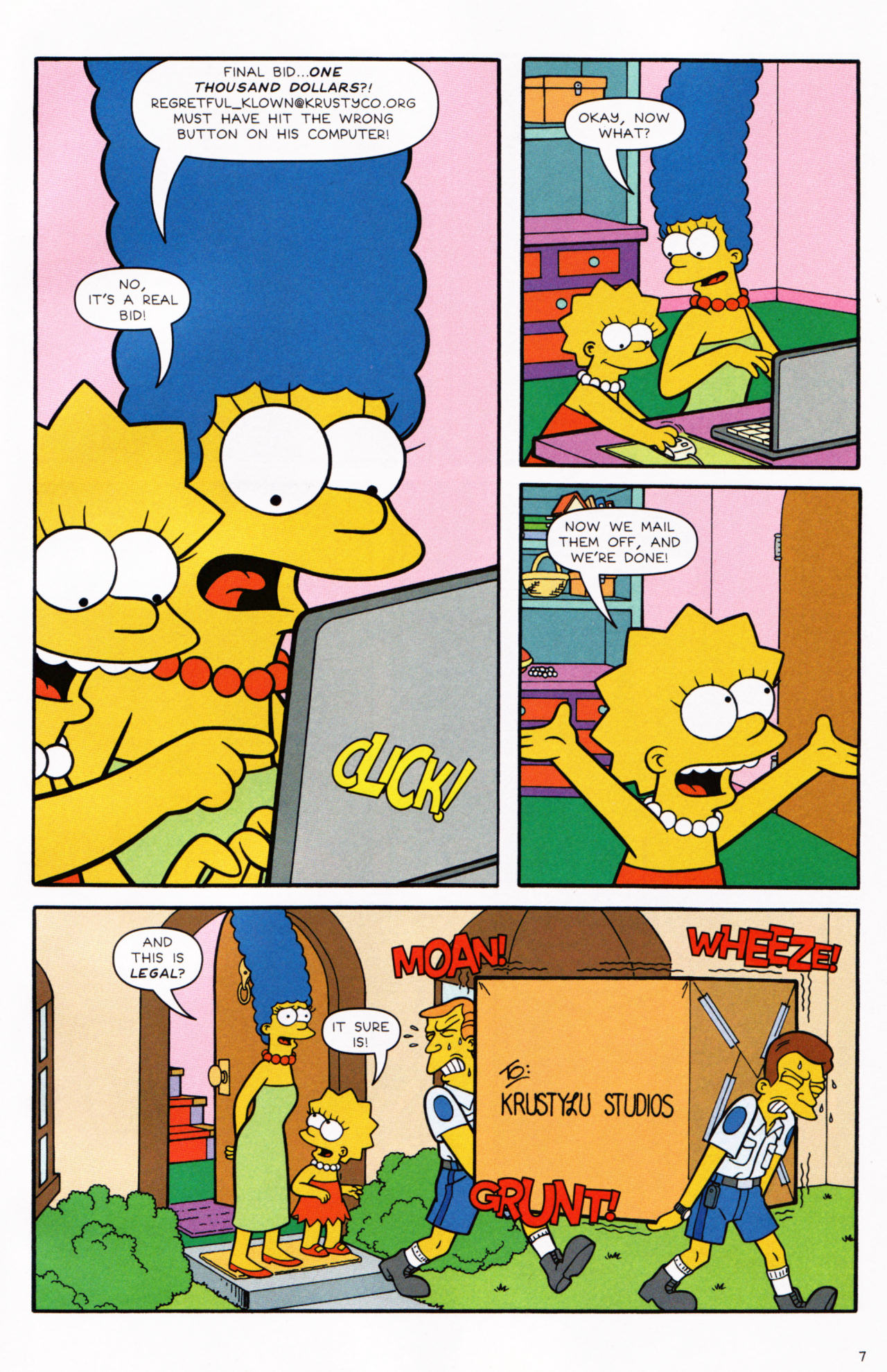 Read online Simpsons Comics comic -  Issue #130 - 7