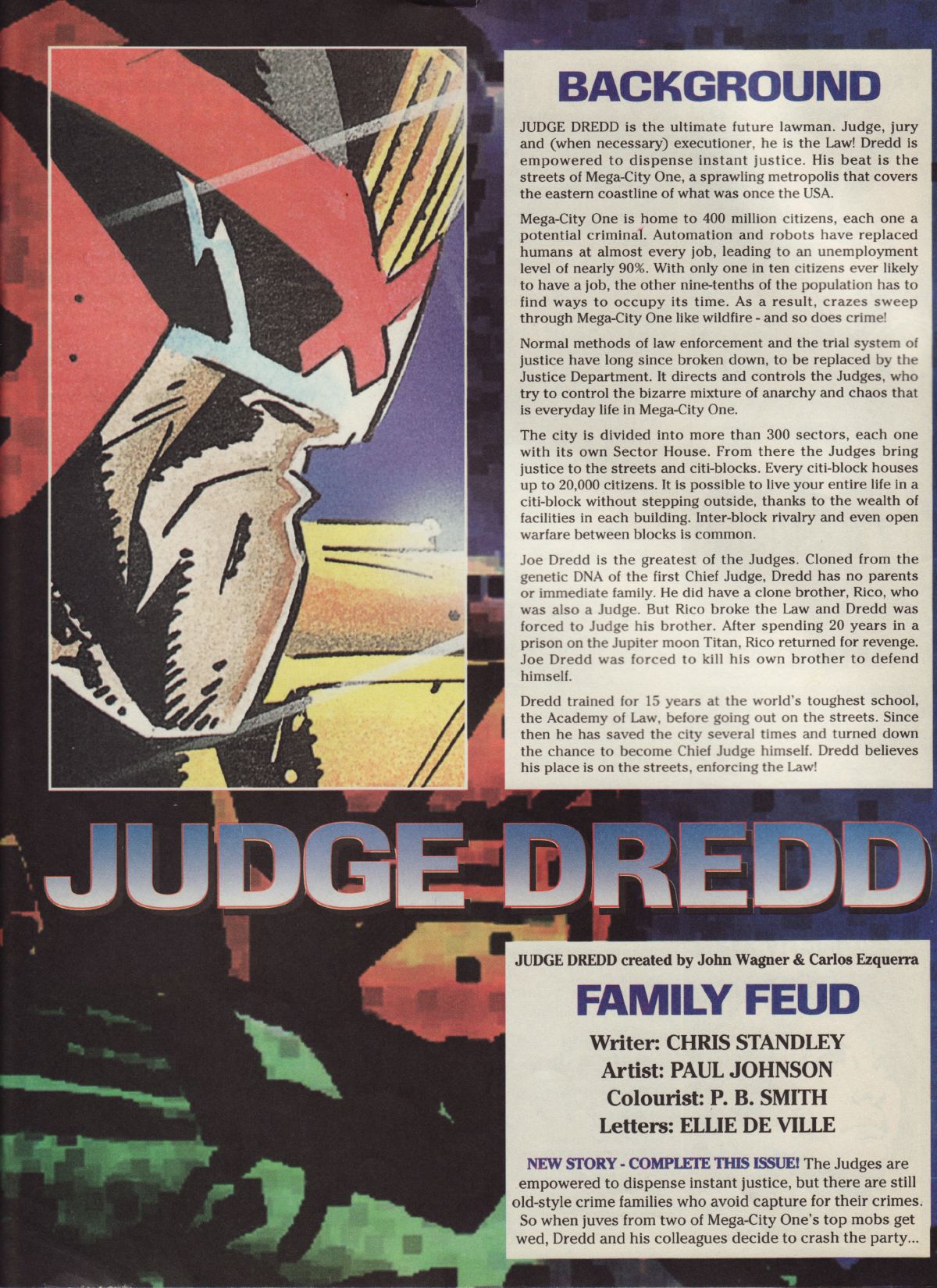 Read online Judge Dredd Megazine (vol. 3) comic -  Issue #1 - 4