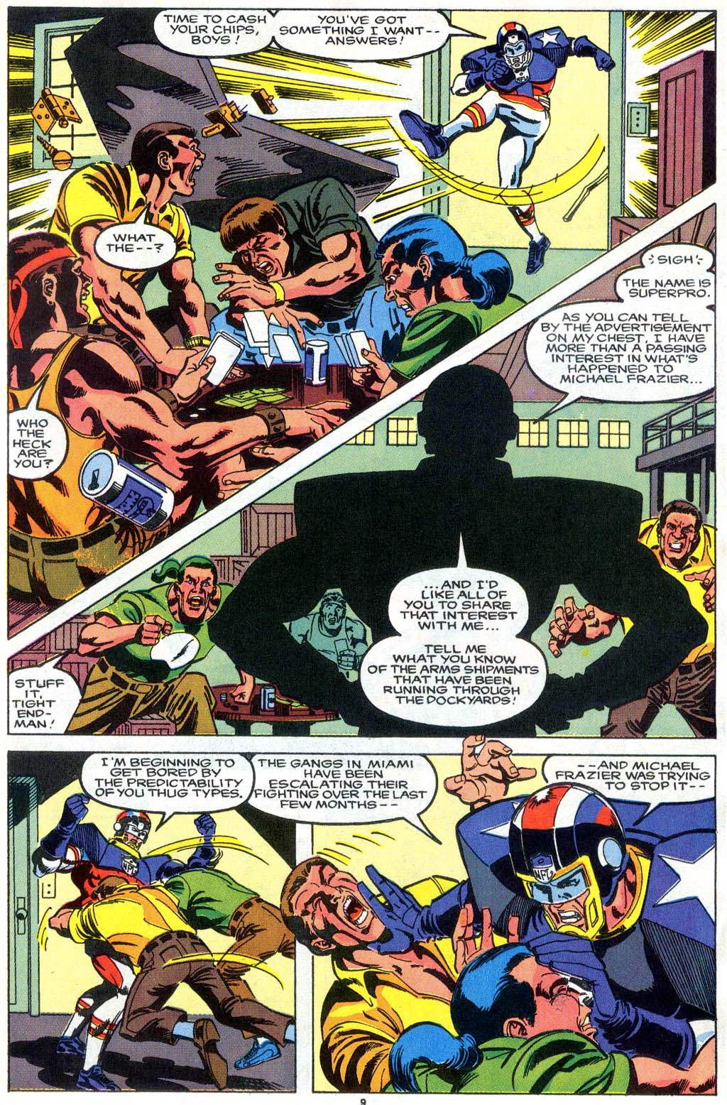 Read online NFL SuperPro comic -  Issue #2 - 8