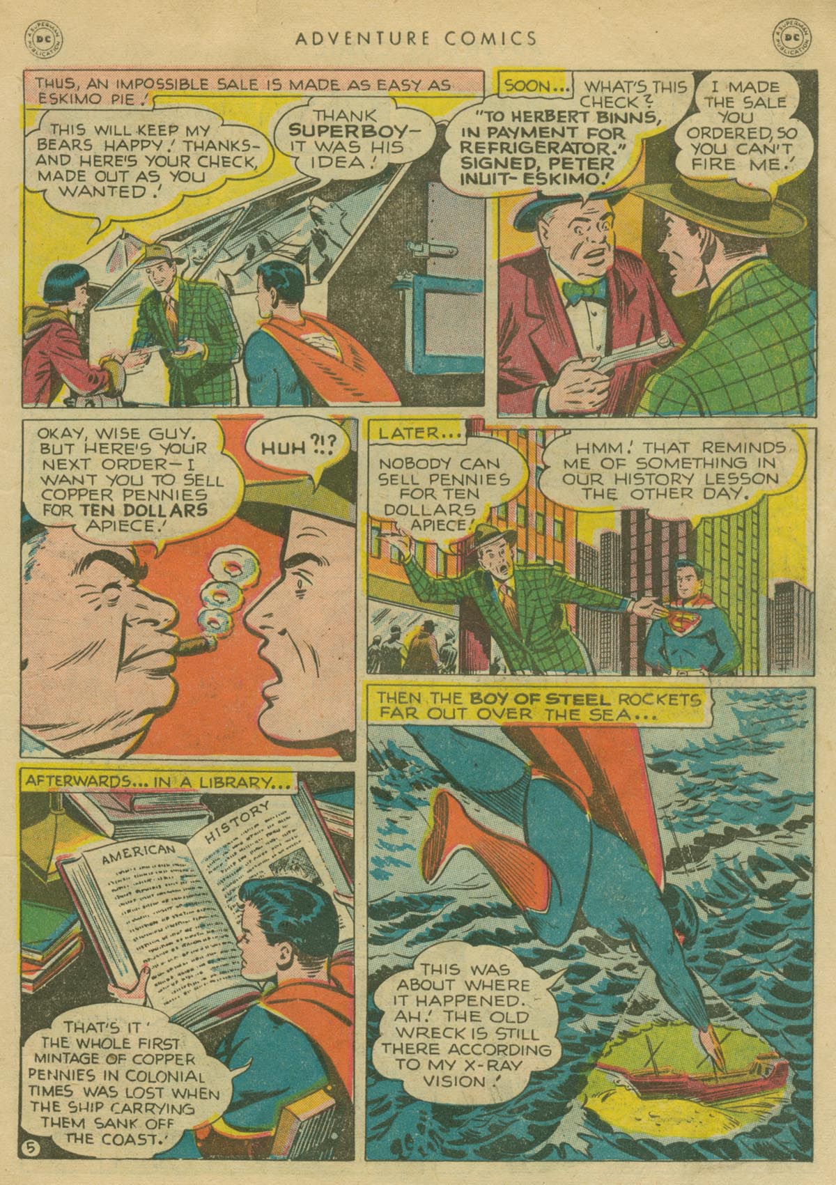 Read online Adventure Comics (1938) comic -  Issue #130 - 6