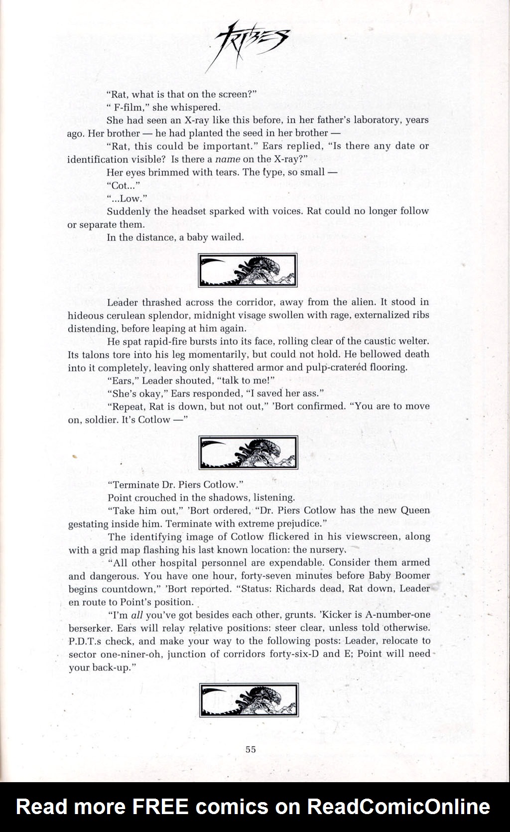 Read online Aliens: Tribes comic -  Issue # TPB - 56