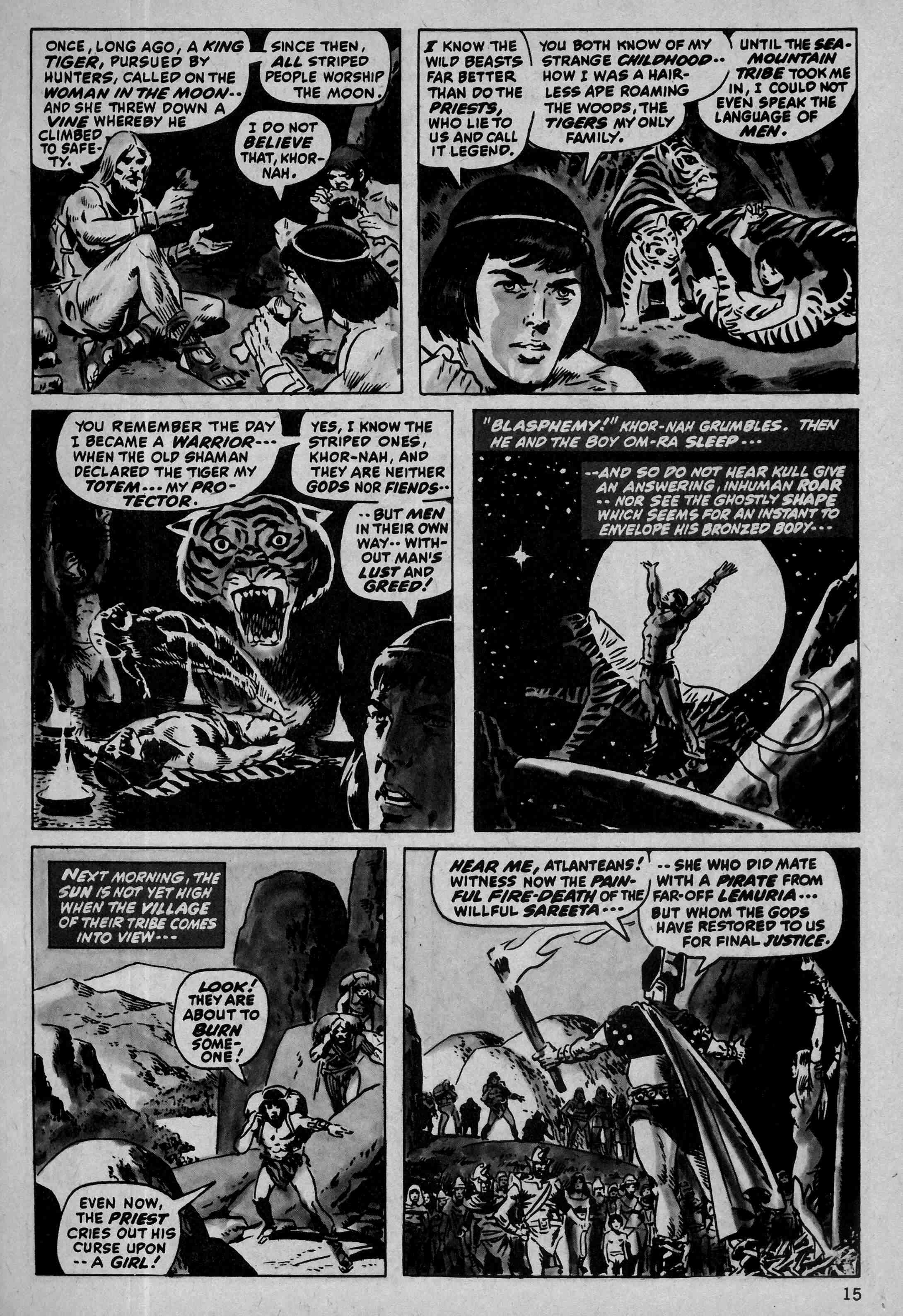 Read online Kull and the Barbarians comic -  Issue #1 - 15