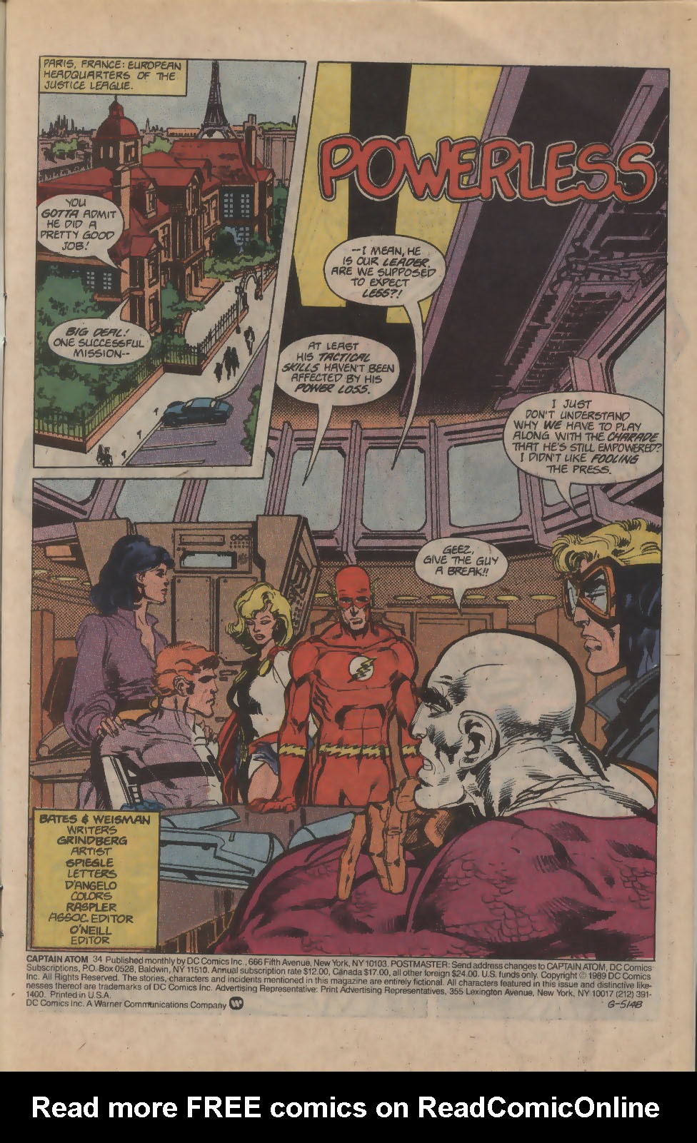 Read online Captain Atom (1987) comic -  Issue #34 - 2