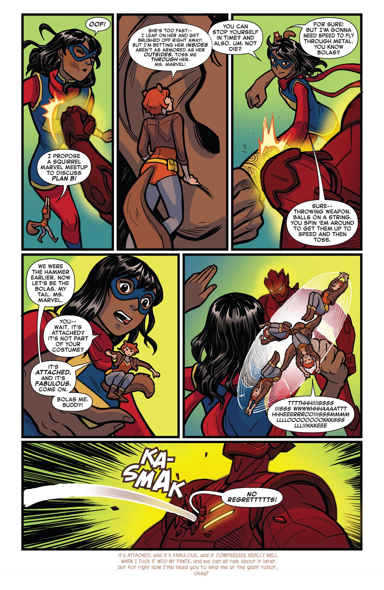 Read online Marvel Rising: Squirrel Girl & Ms. Marvel comic -  Issue # Full - 18