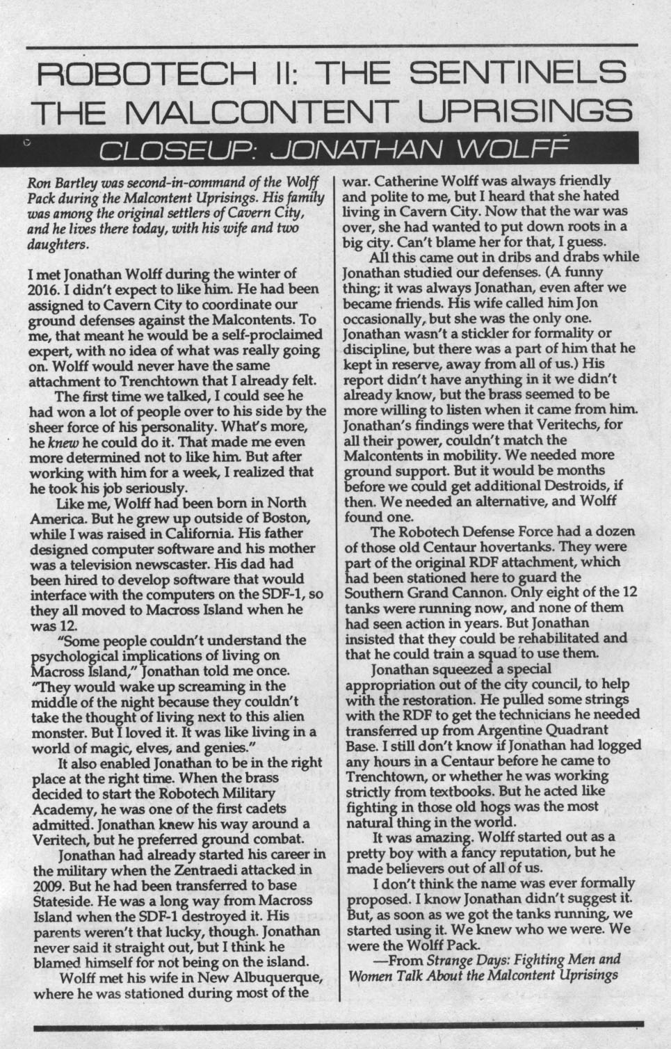 Read online Robotech II: The Sentinels - The Malcontent Uprisings comic -  Issue #9 - 28