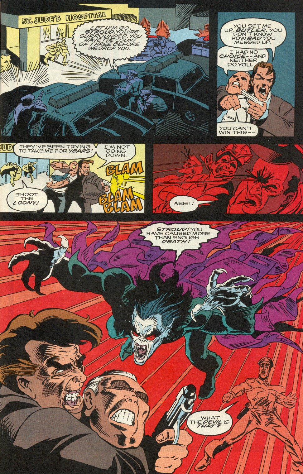 Read online Morbius: The Living Vampire (1992) comic -  Issue #11 - 20