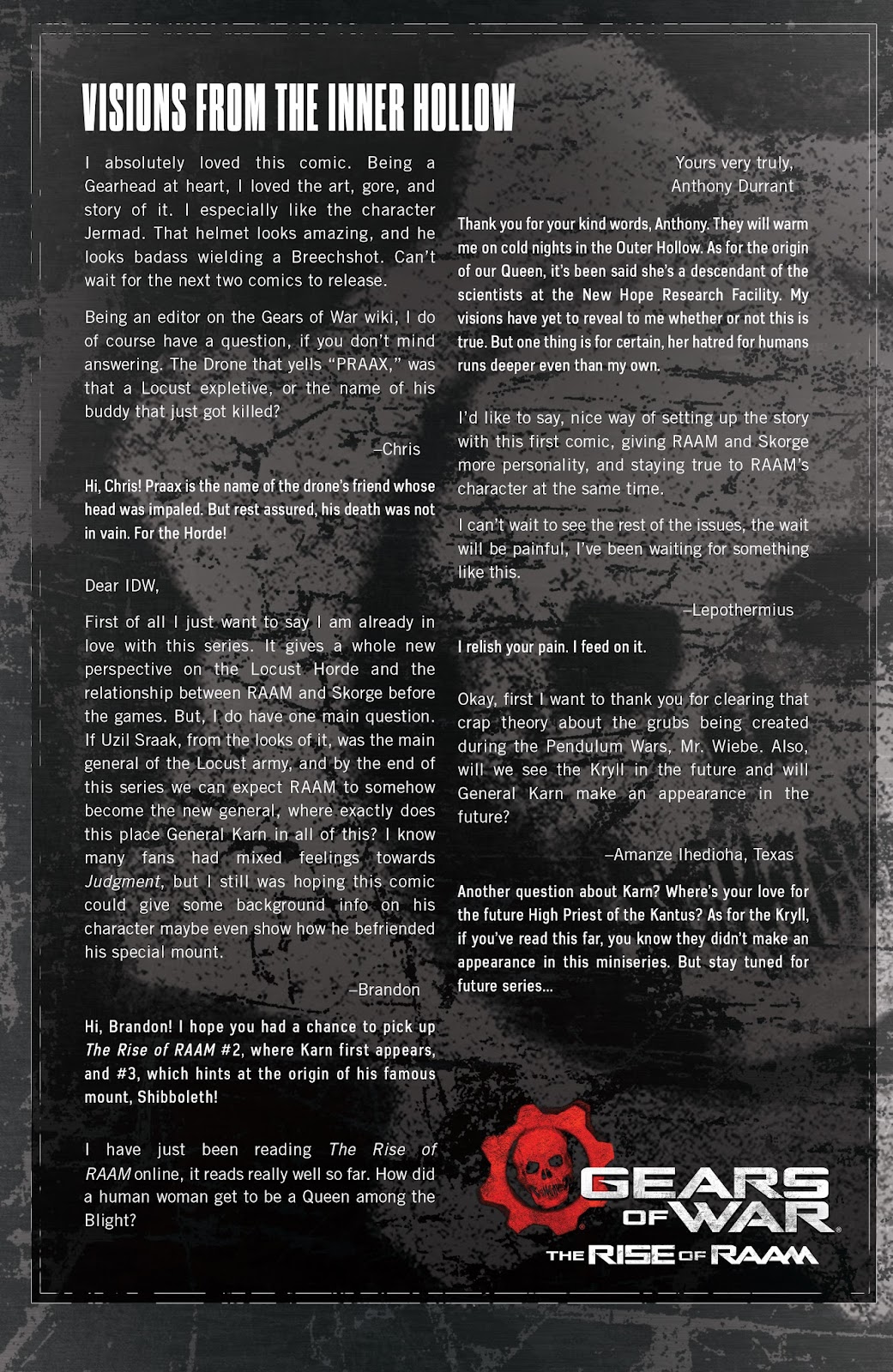 Gears of War: The Rise of RAAM issue 4 - Page 21
