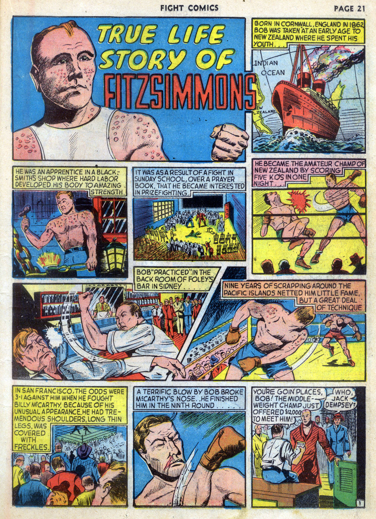 Read online Fight Comics comic -  Issue #9 - 23