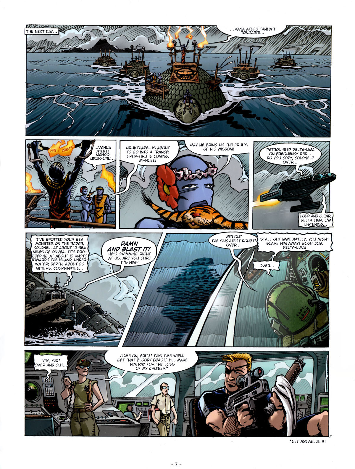 Read online Aquablue comic -  Issue #2 - 8