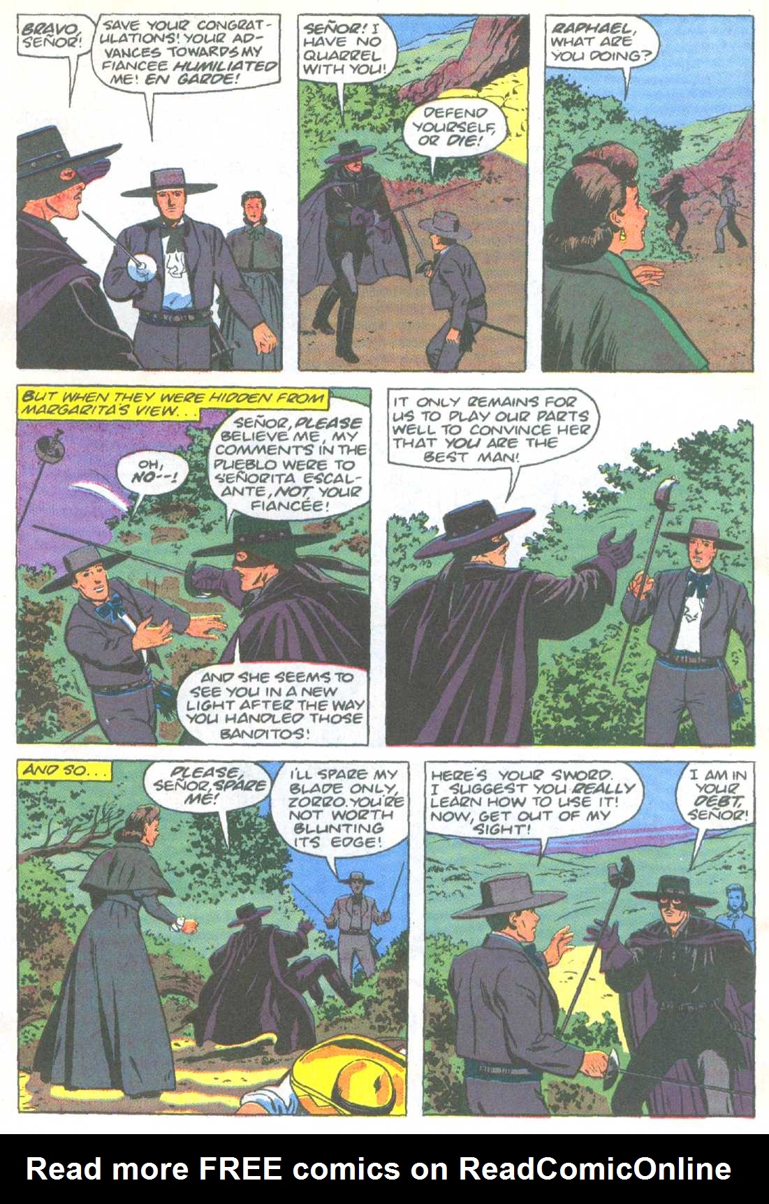 Read online Zorro (1990) comic -  Issue #6 - 21