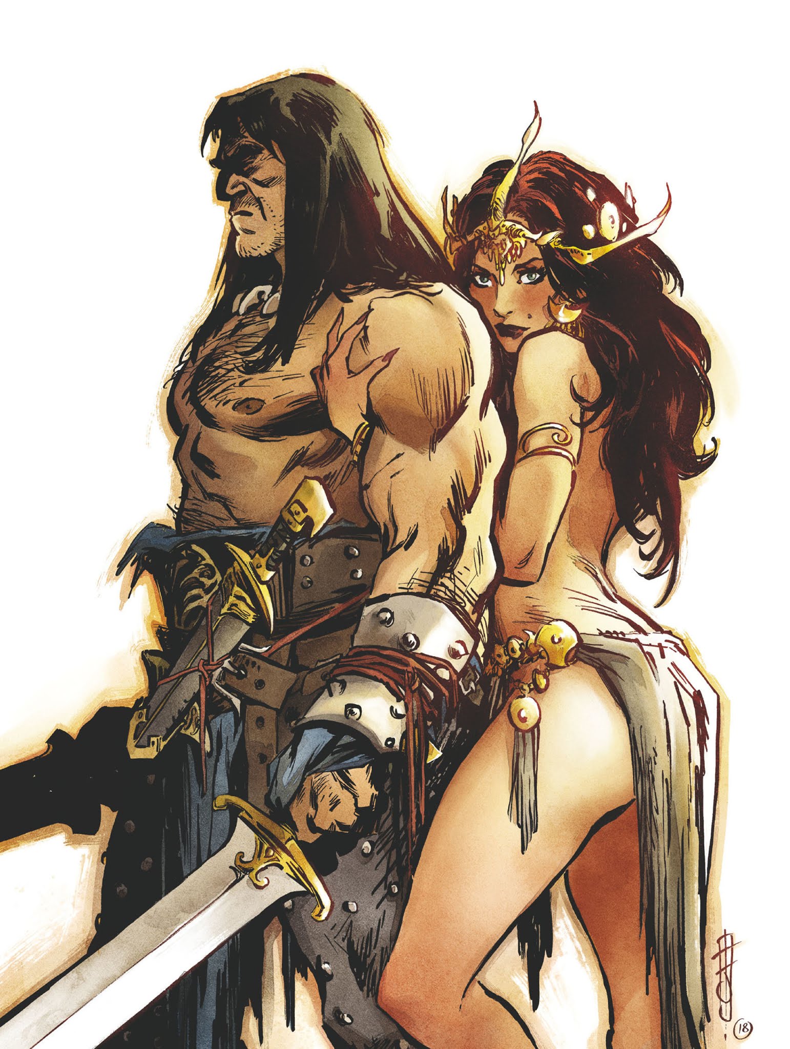 Read online Conan le Cimmérien - La Reine de la côte noire comic -  Issue #2 - 66