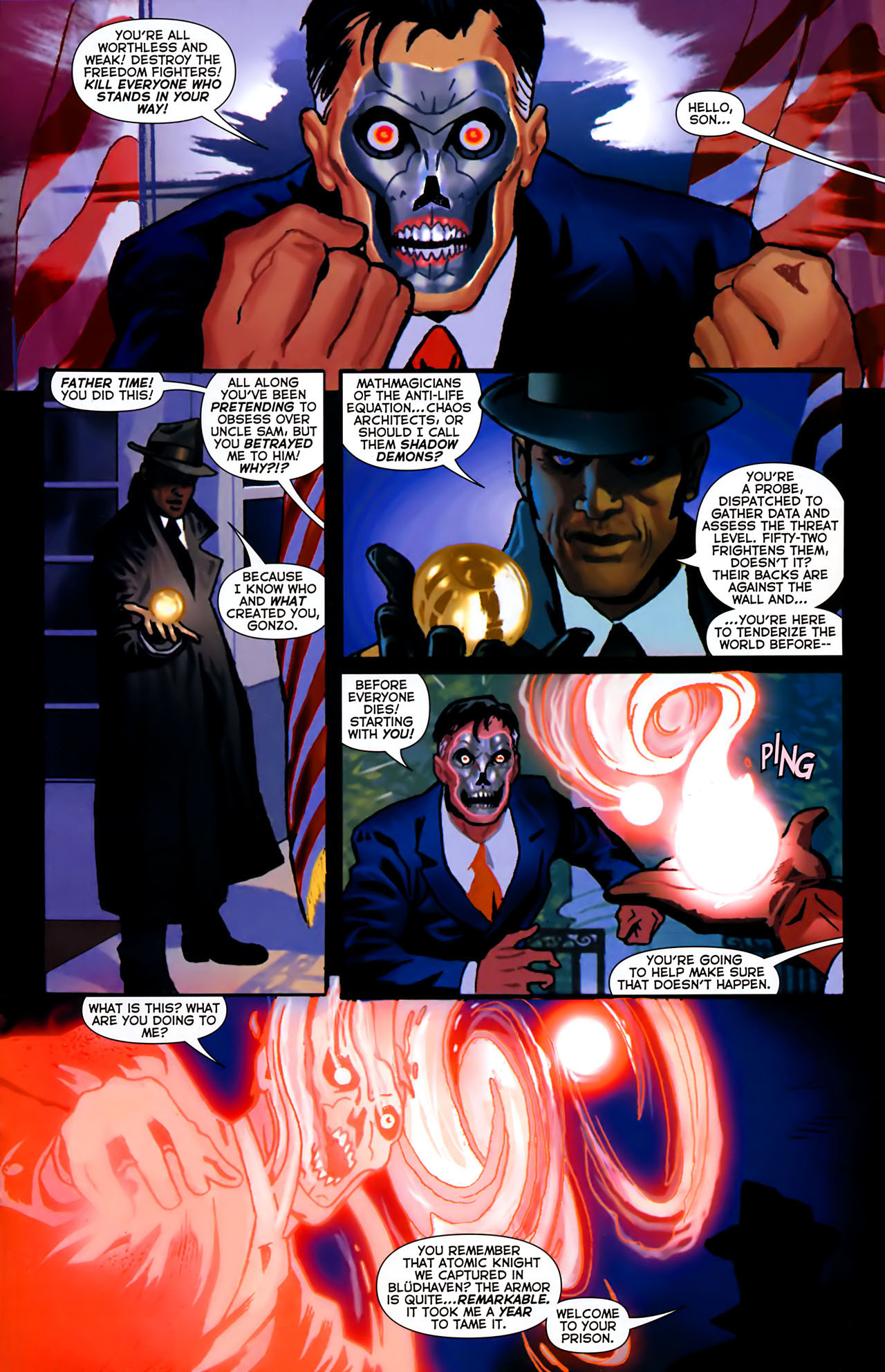 Read online Uncle Sam and the Freedom Fighters (2006) comic -  Issue #8 - 13