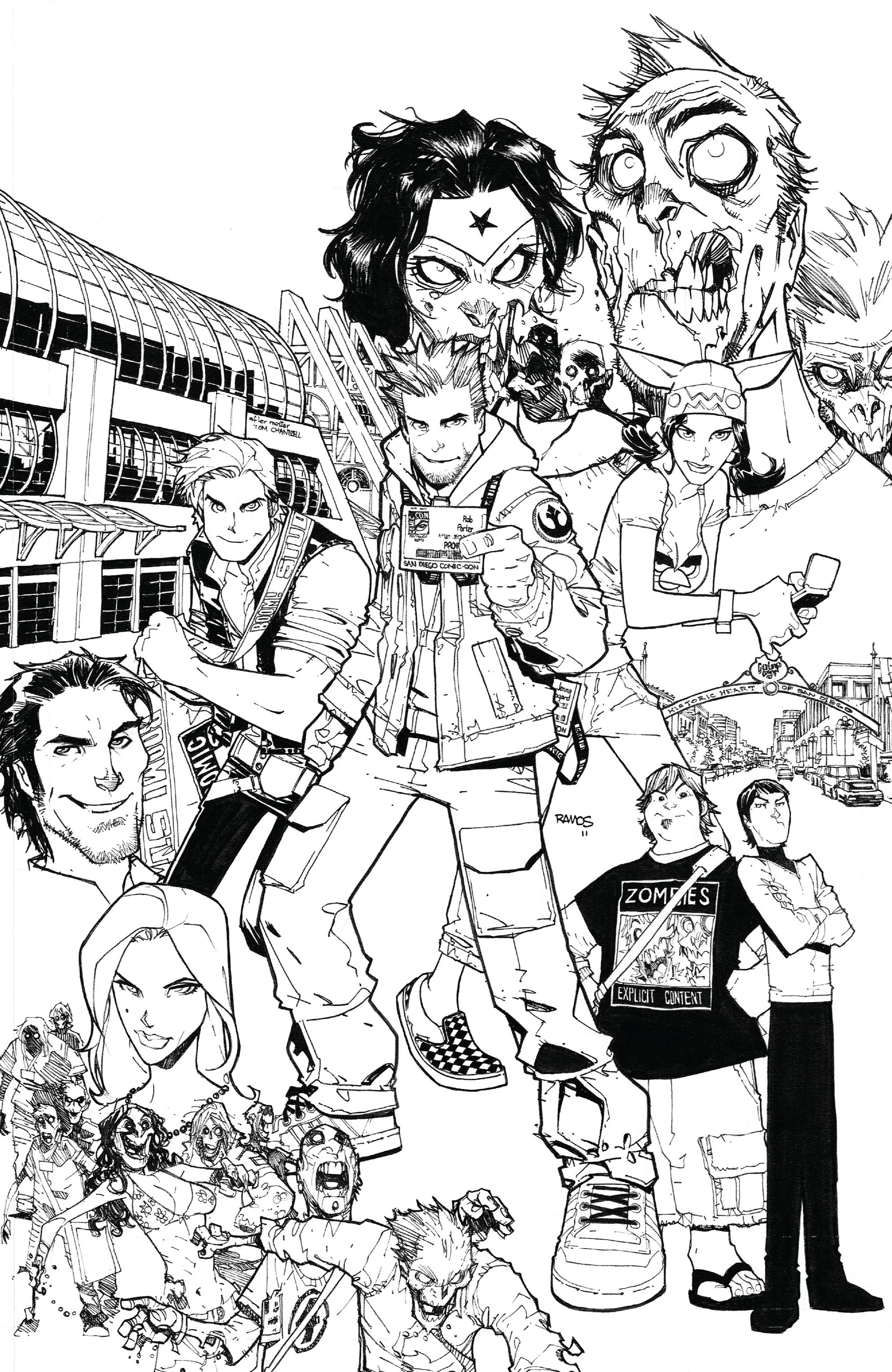 Read online Fanboys vs. Zombies comic -  Issue #1 - 7