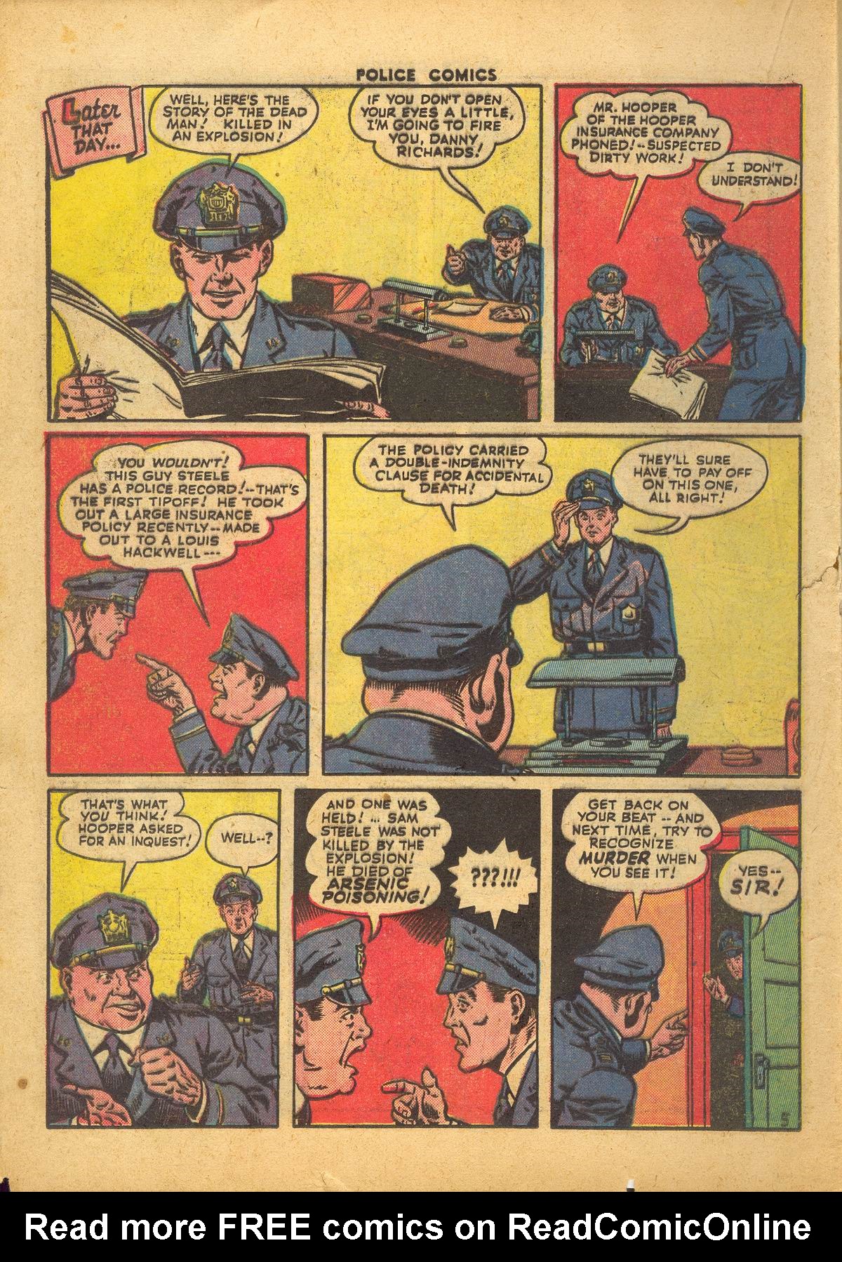 Read online Police Comics comic -  Issue #33 - 34