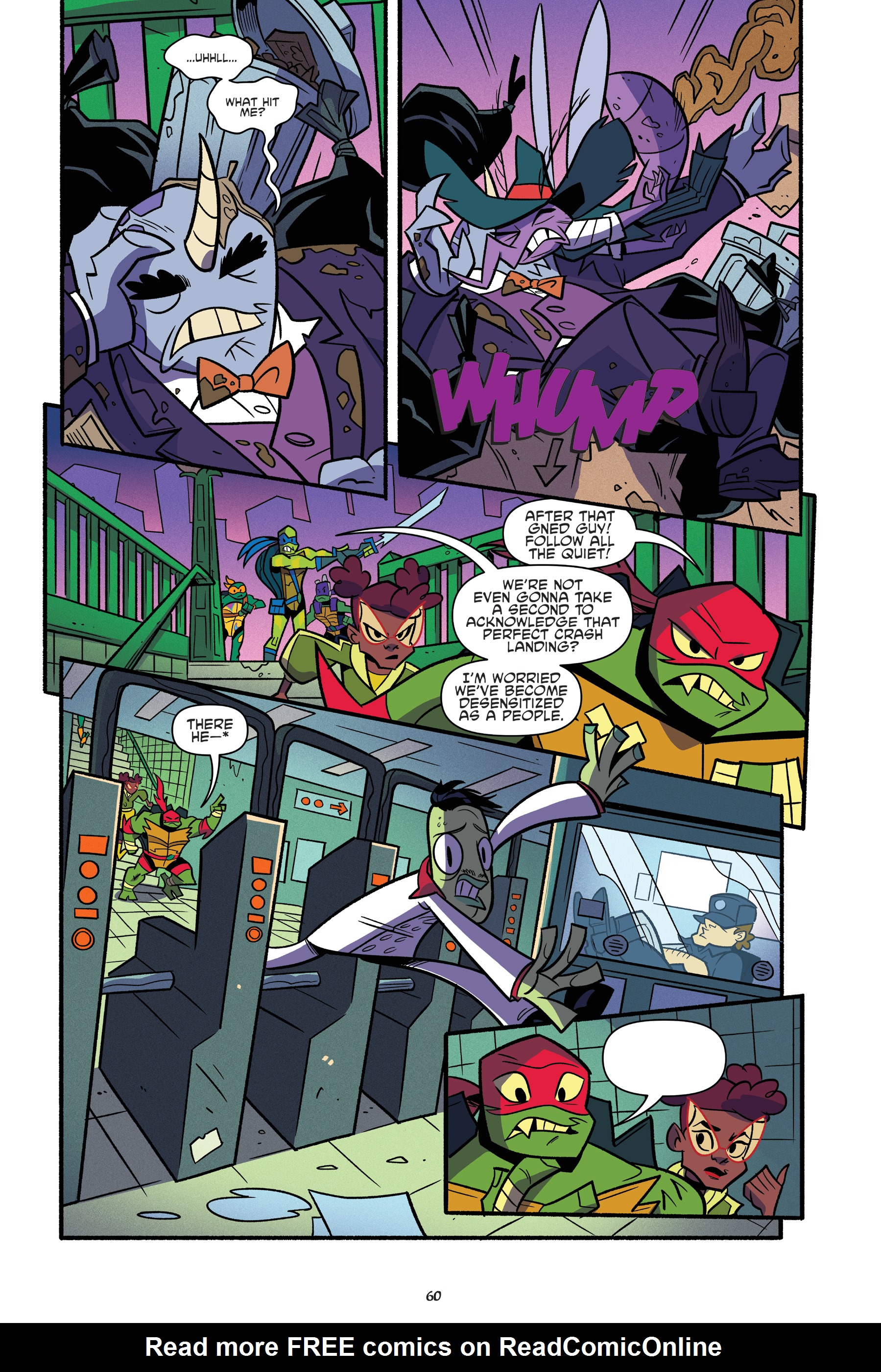 Read online Rise of the Teenage Mutant Ninja Turtles: Sound Off! comic -  Issue # _TPB - 61