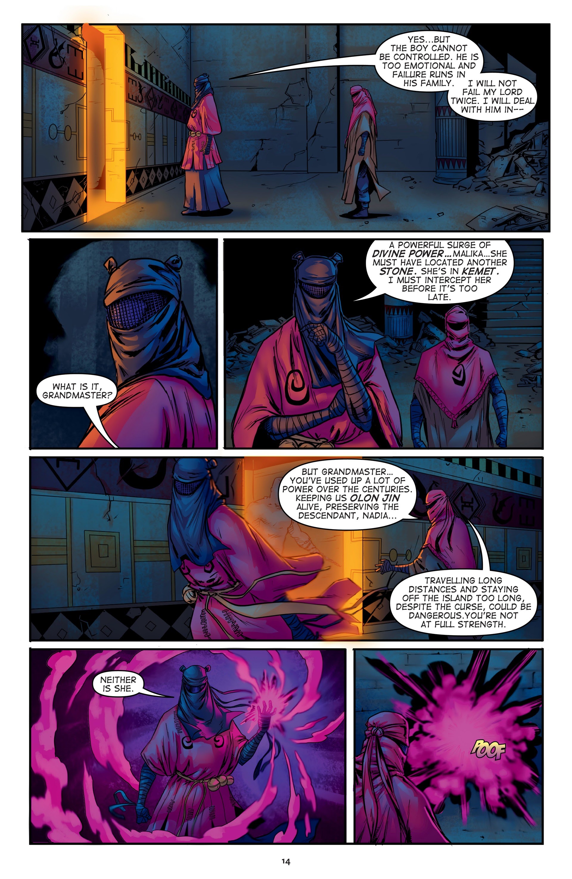 Read online Malika: Warrior Queen comic -  Issue # TPB 2 (Part 1) - 16