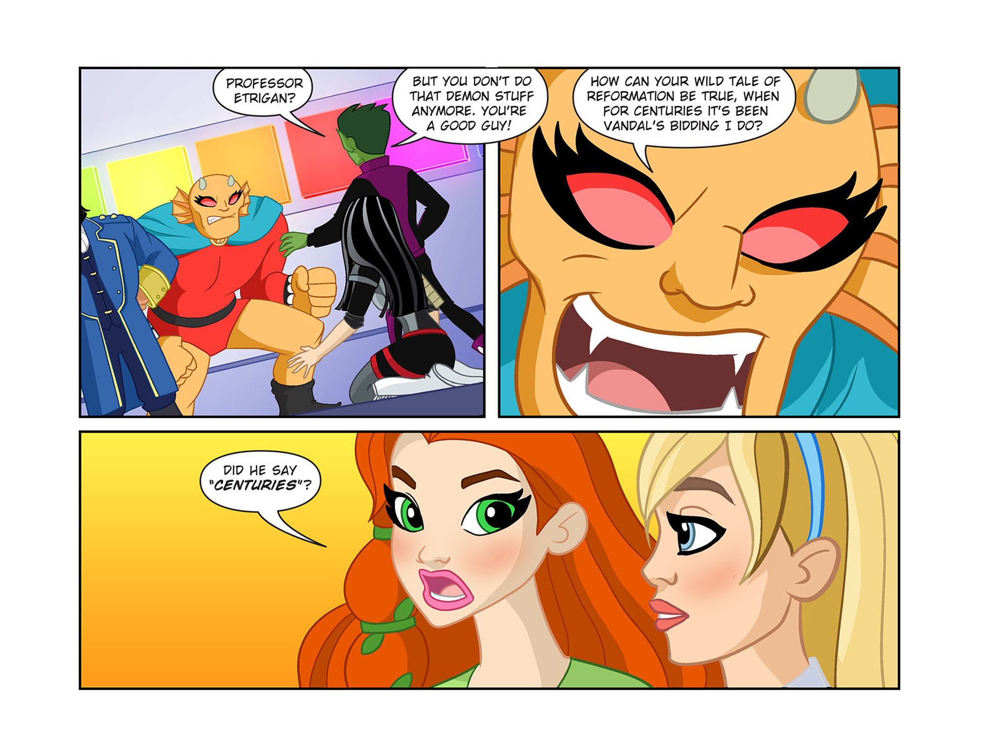 Read online DC Super Hero Girls: Past Times at Super Hero High comic -  Issue #6 - 7