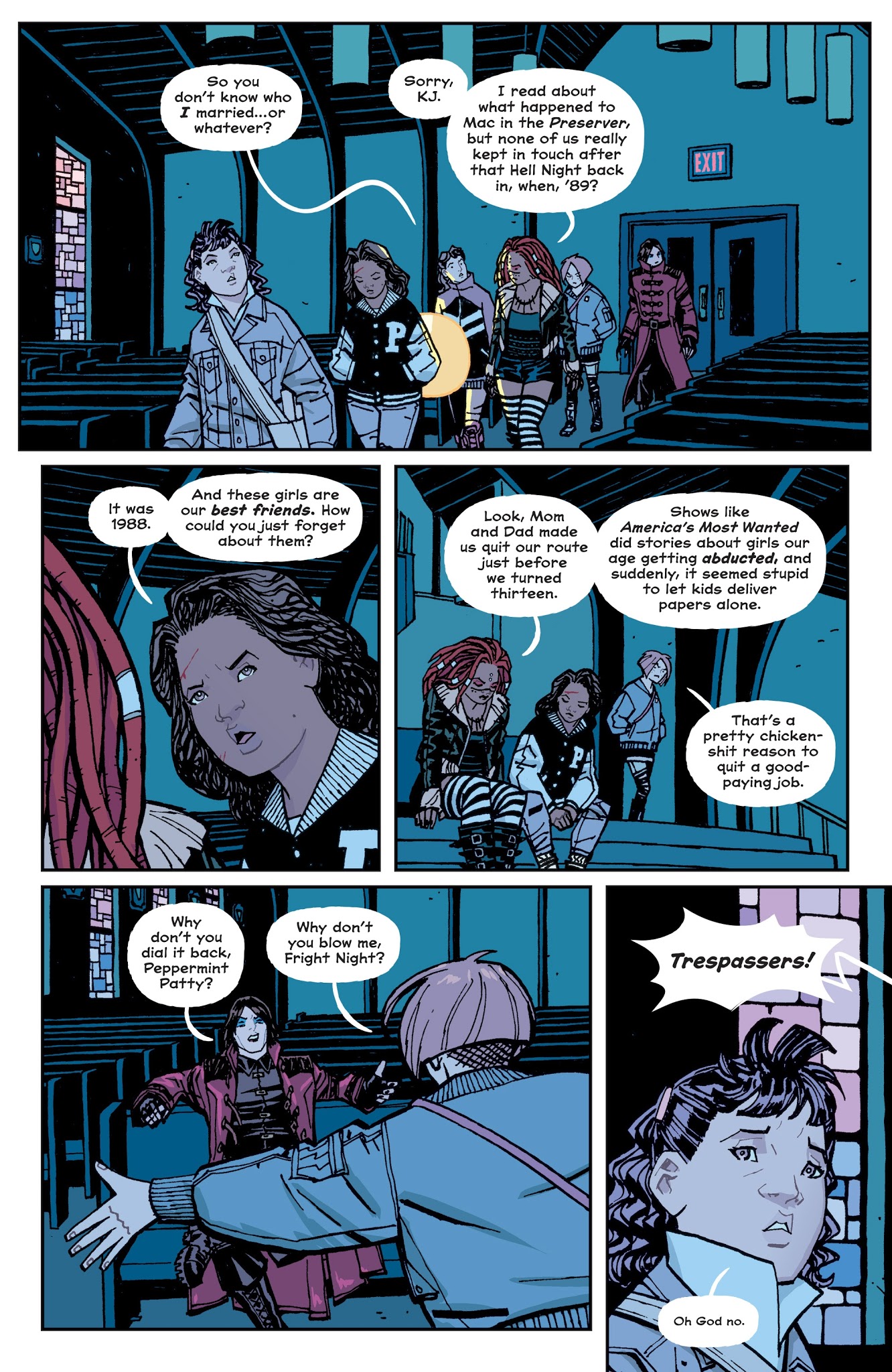 Read online Paper Girls comic -  Issue #19 - 21