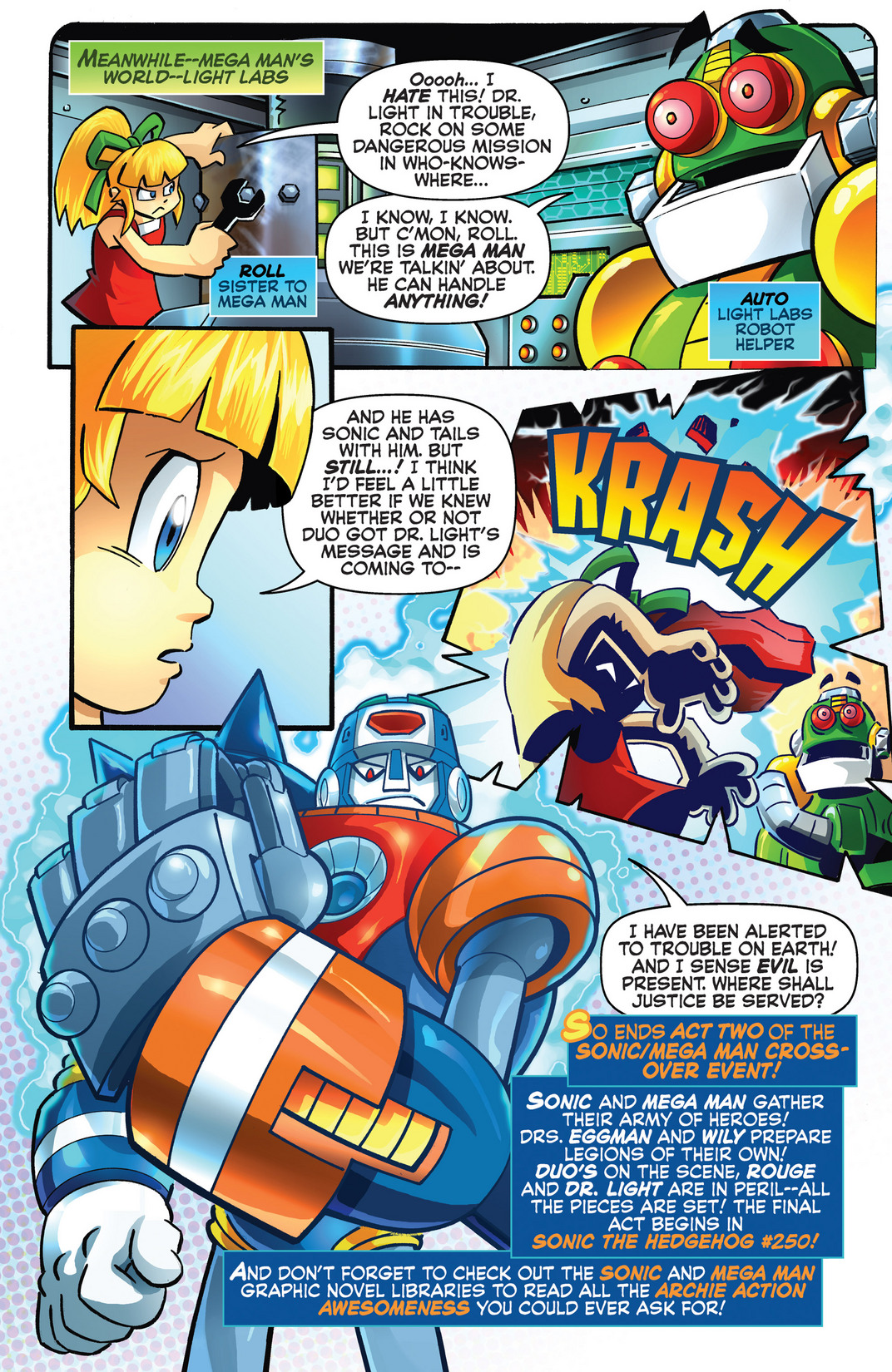 Read online Sonic Mega Man Worlds Collide comic -  Issue # Vol 2 - 104