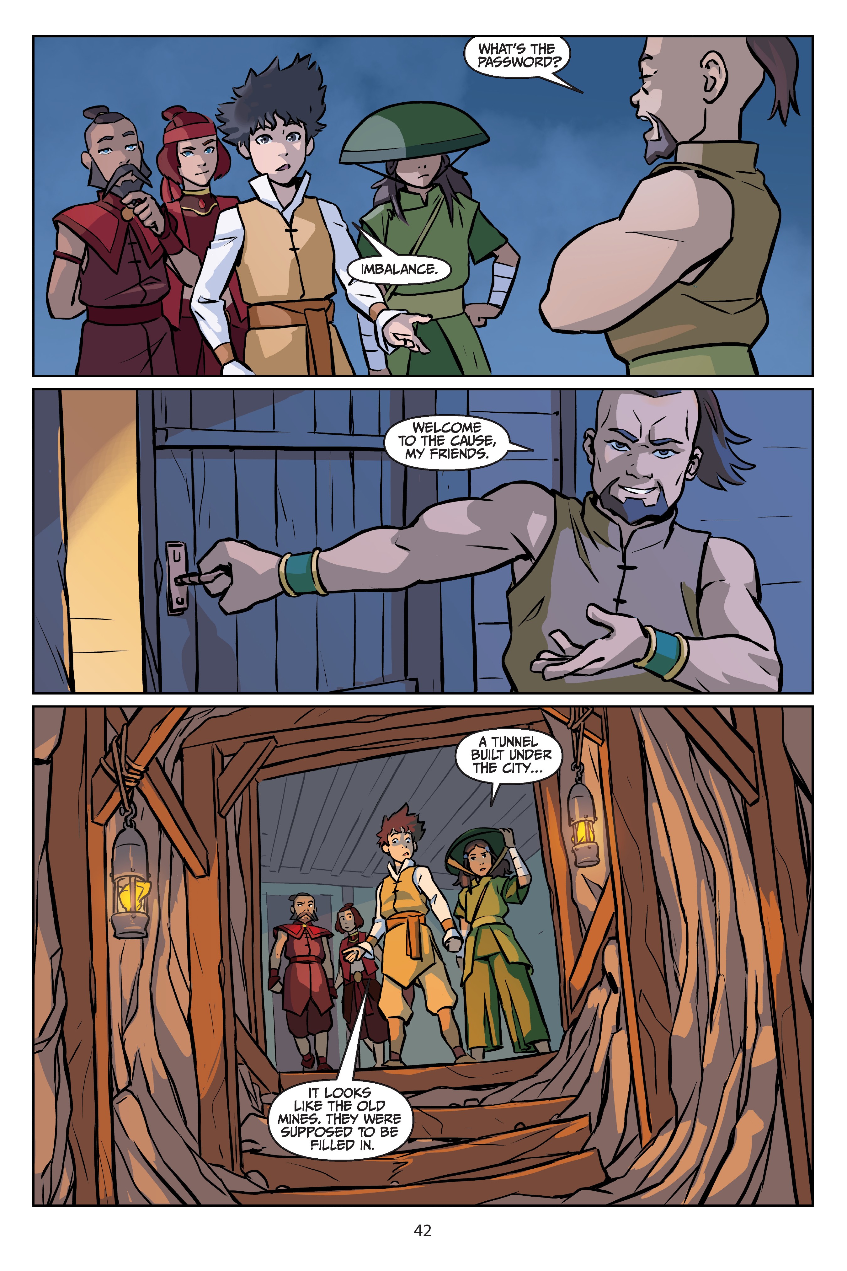 Read online Nickelodeon Avatar: The Last Airbender - Imbalance comic -  Issue # TPB 2 - 43