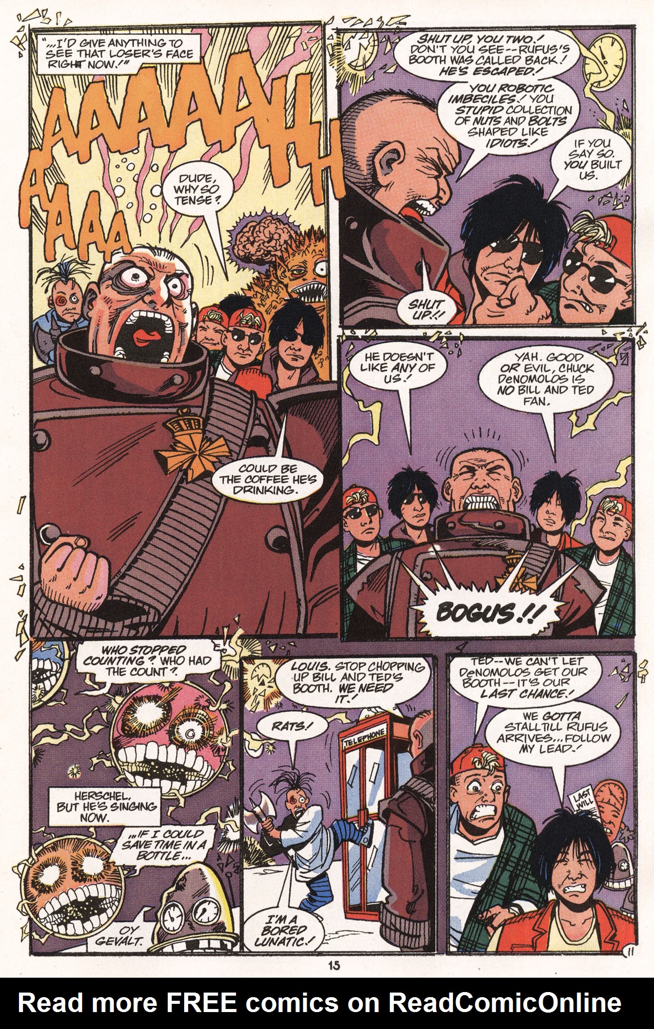 Read online Bill & Ted's Excellent Comic Book comic -  Issue #7 - 17