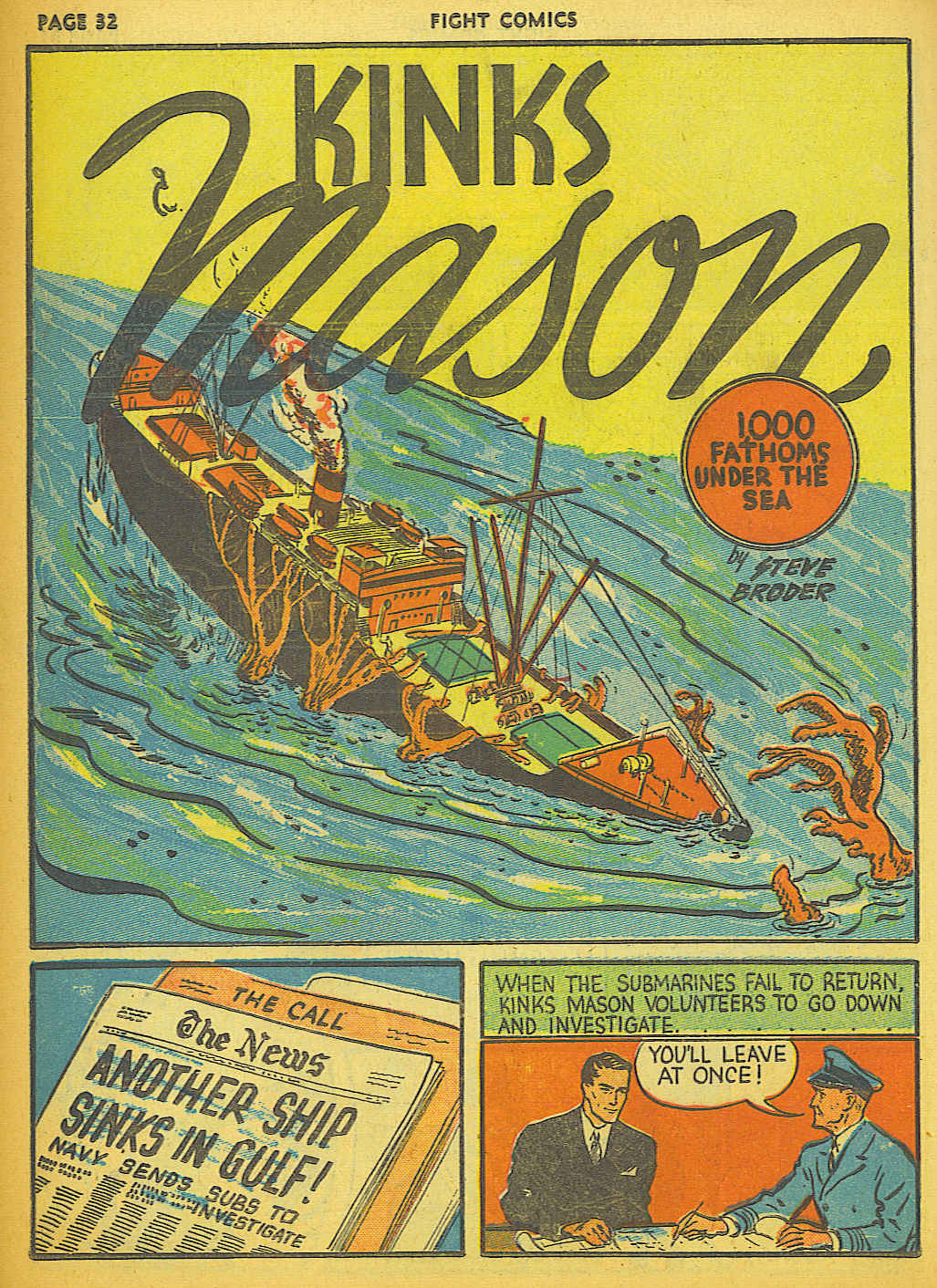 Read online Fight Comics comic -  Issue #2 - 34