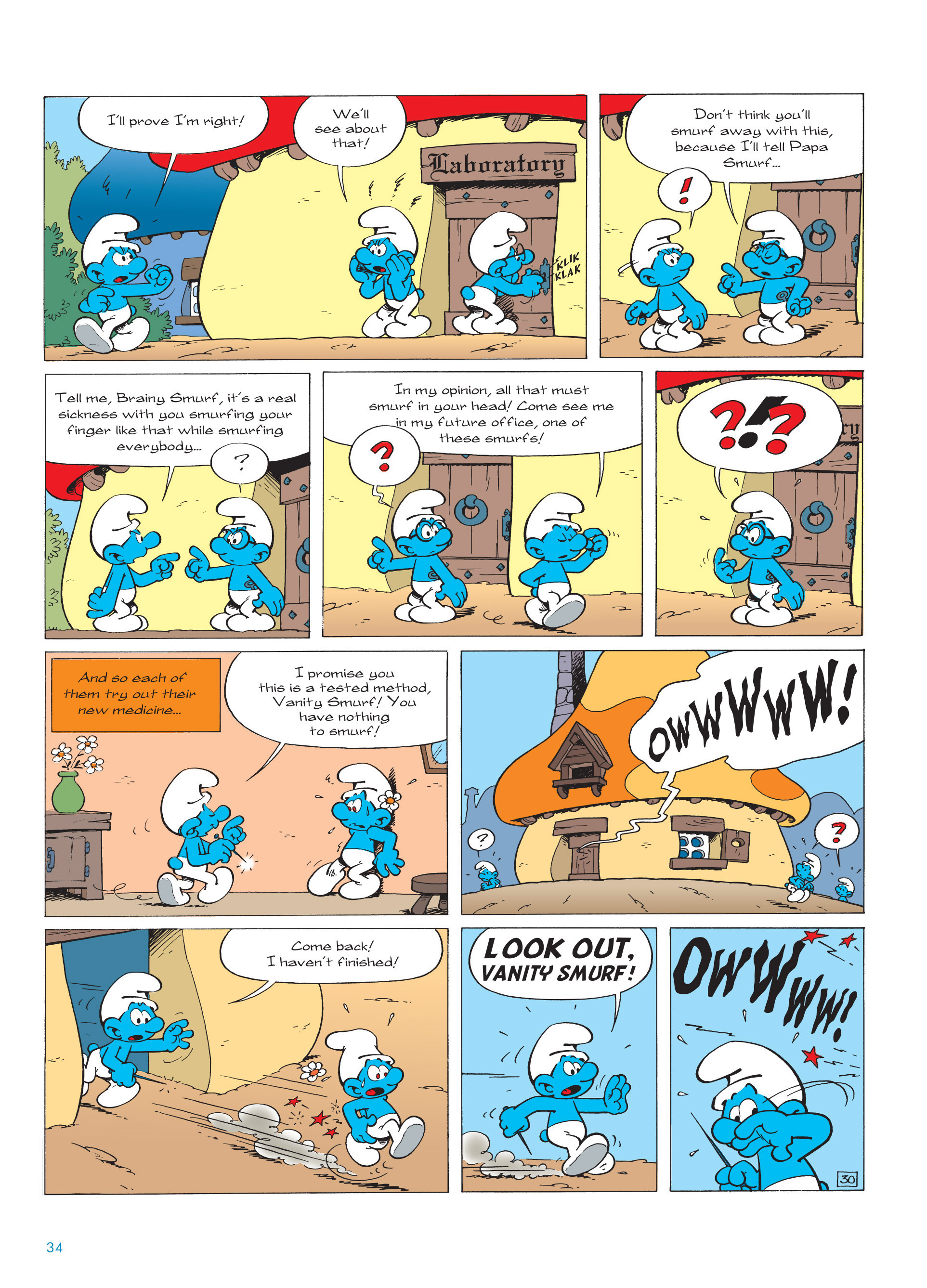 Read online The Smurfs comic -  Issue #20 - 34