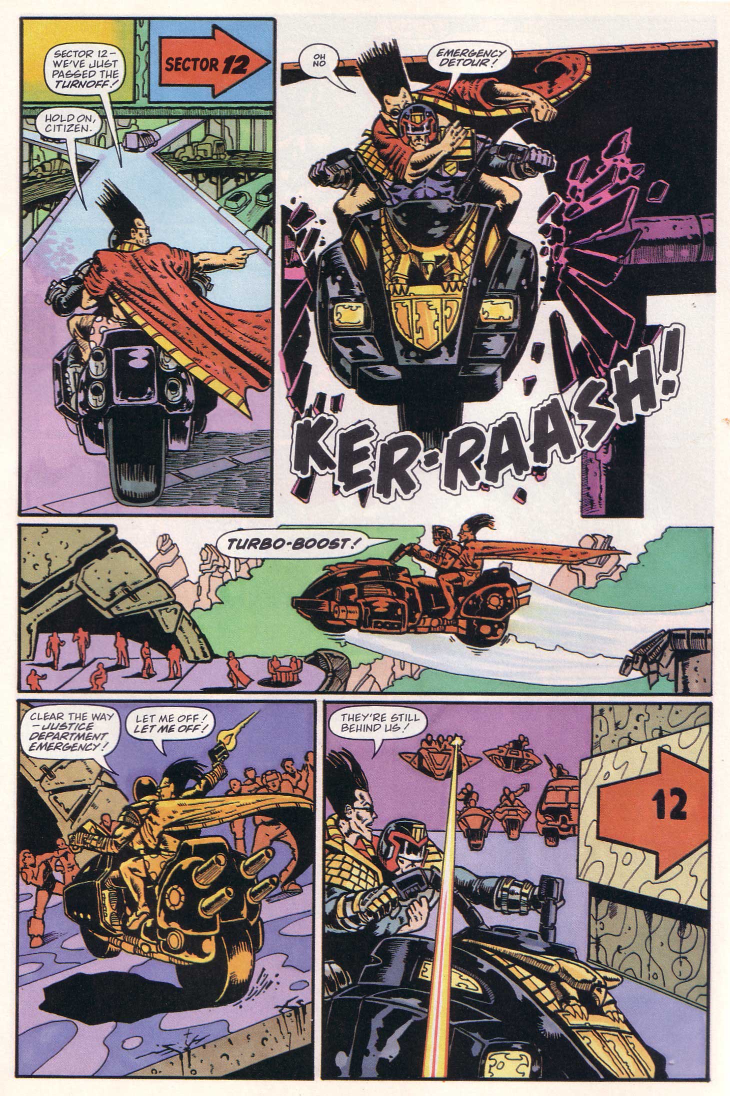 Read online Judge Dredd Lawman of the Future comic -  Issue #8 - 22