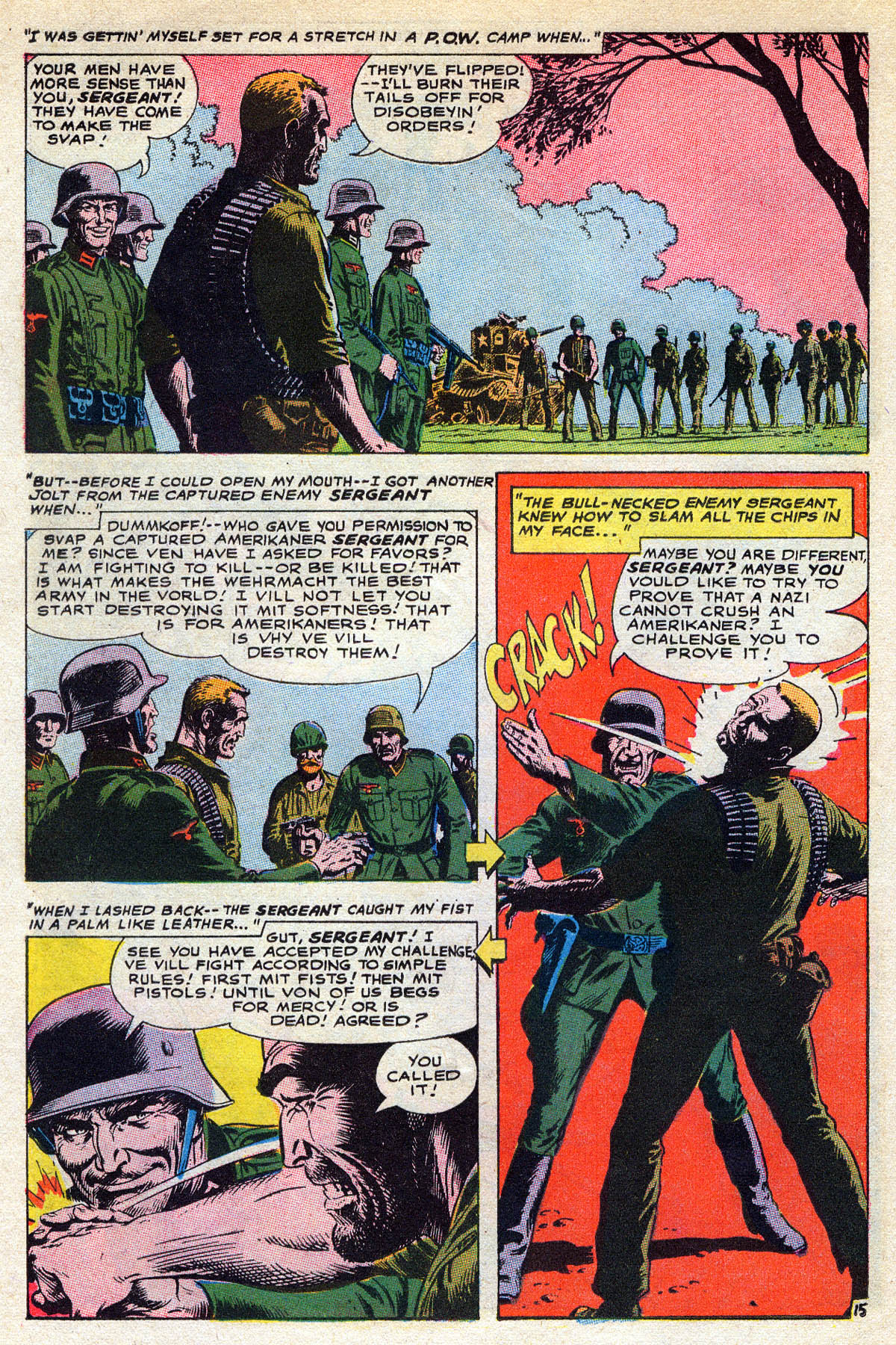 Read online Our Army at War (1952) comic -  Issue #172 - 21