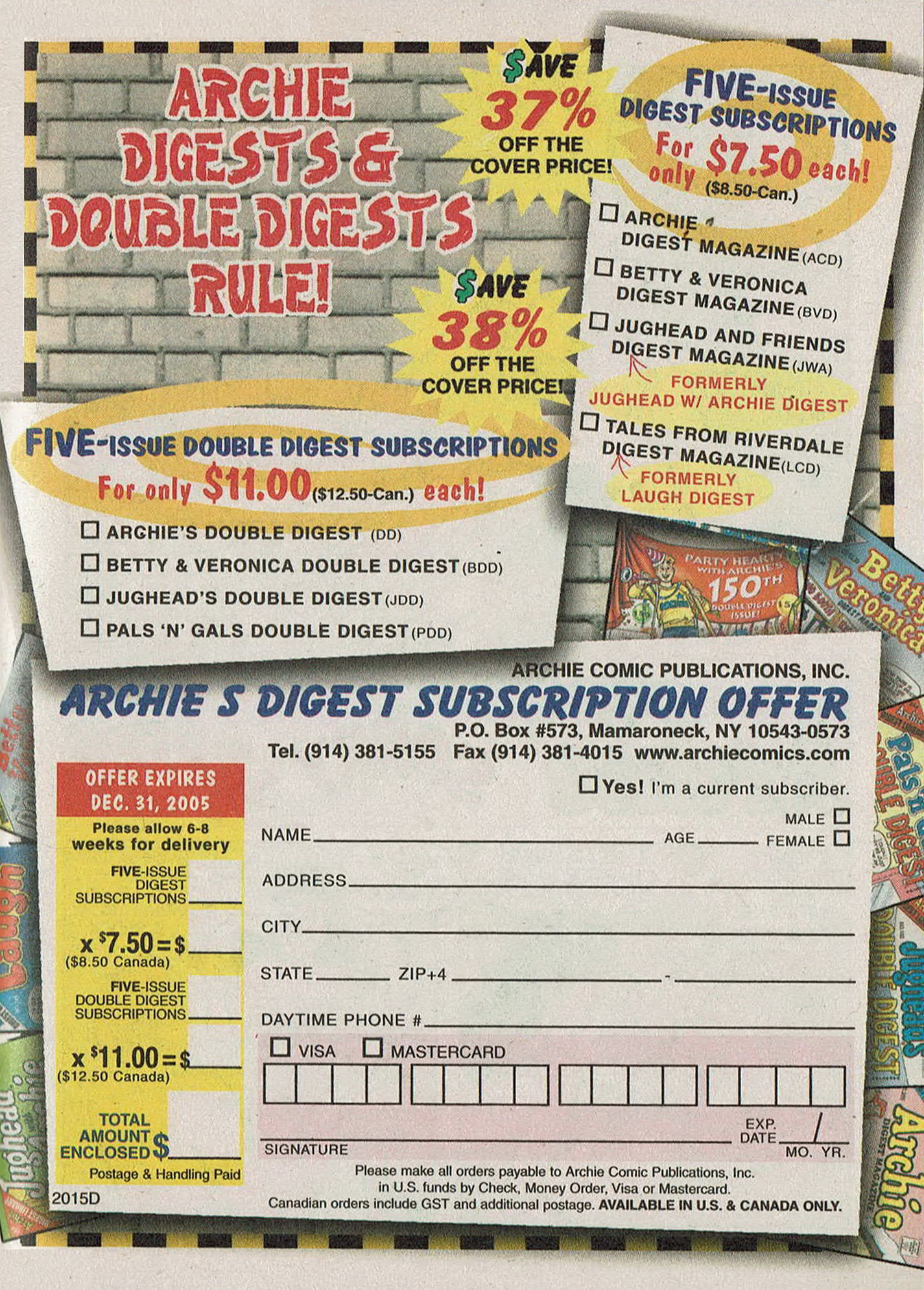 Read online Archie's Pals 'n' Gals Double Digest Magazine comic -  Issue #96 - 181