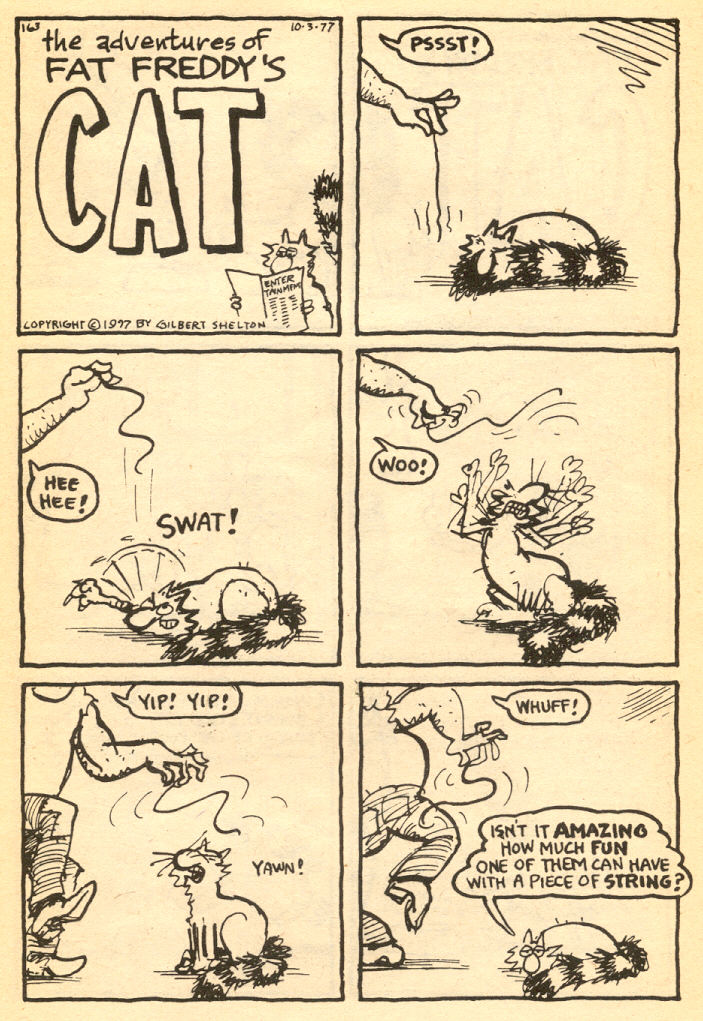 Read online Adventures of Fat Freddy's Cat comic -  Issue #4 - 17